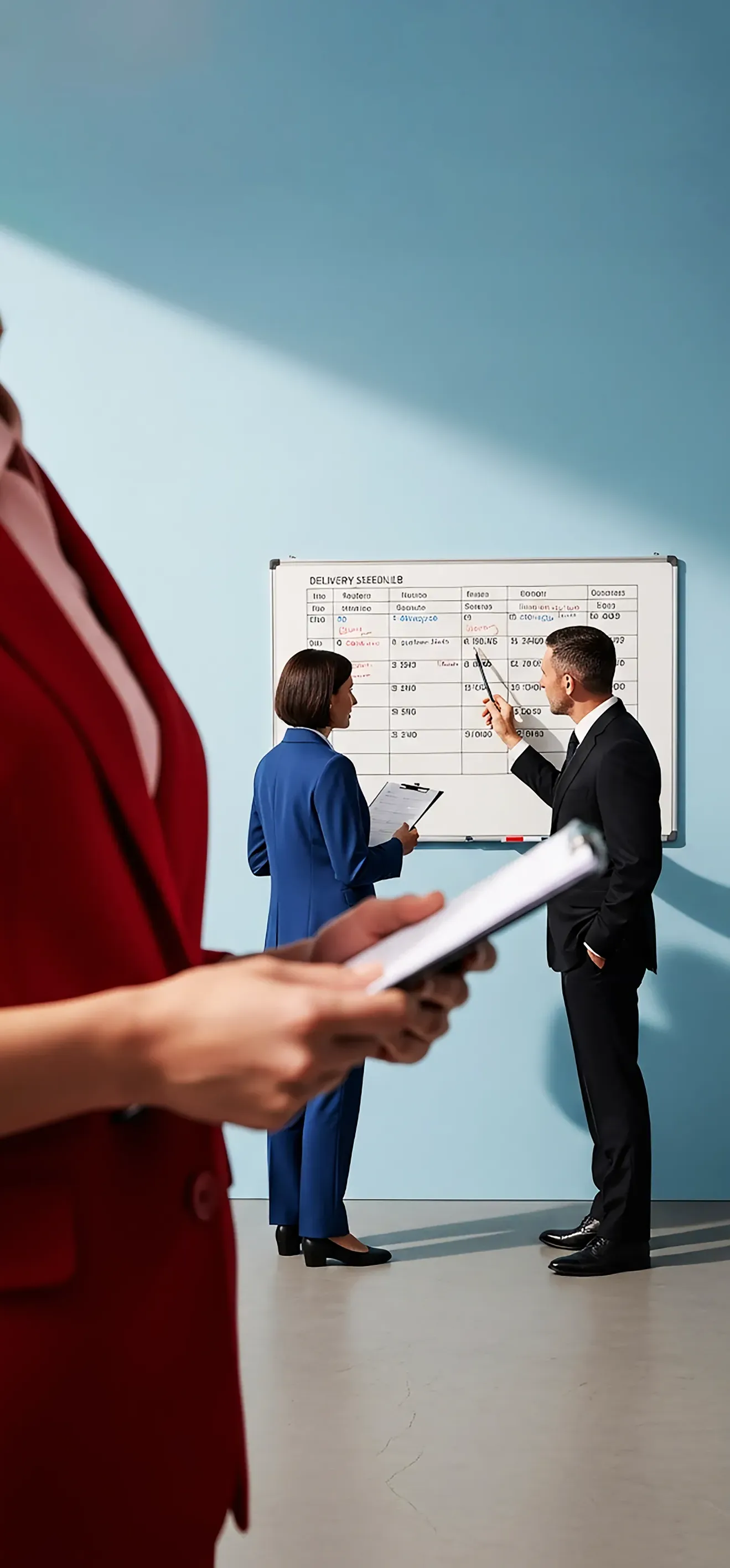 Business Discussion Scene 