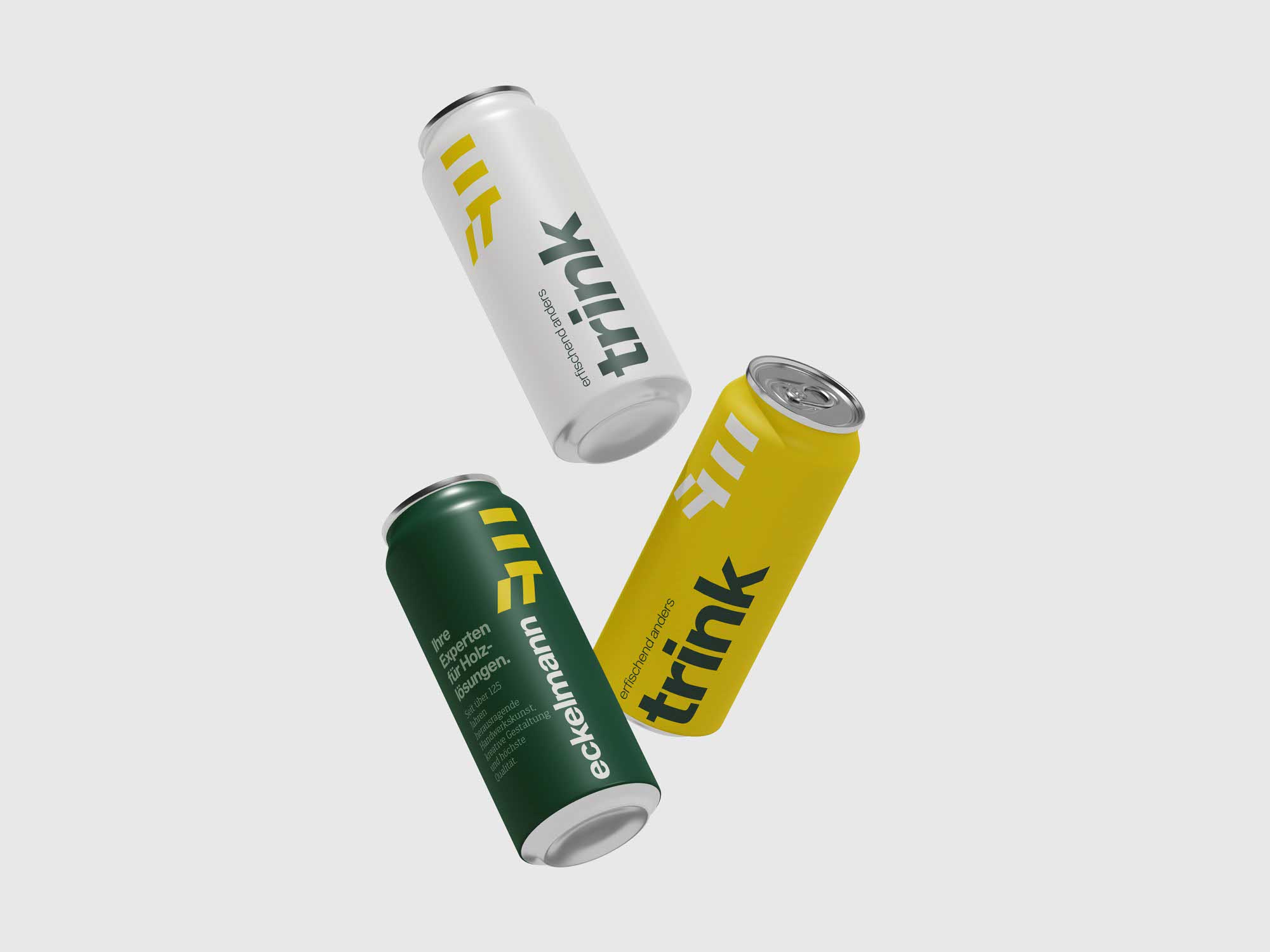 Merch (Getränke) im Corporate Design – robust, gut sichtbar, markenkonform