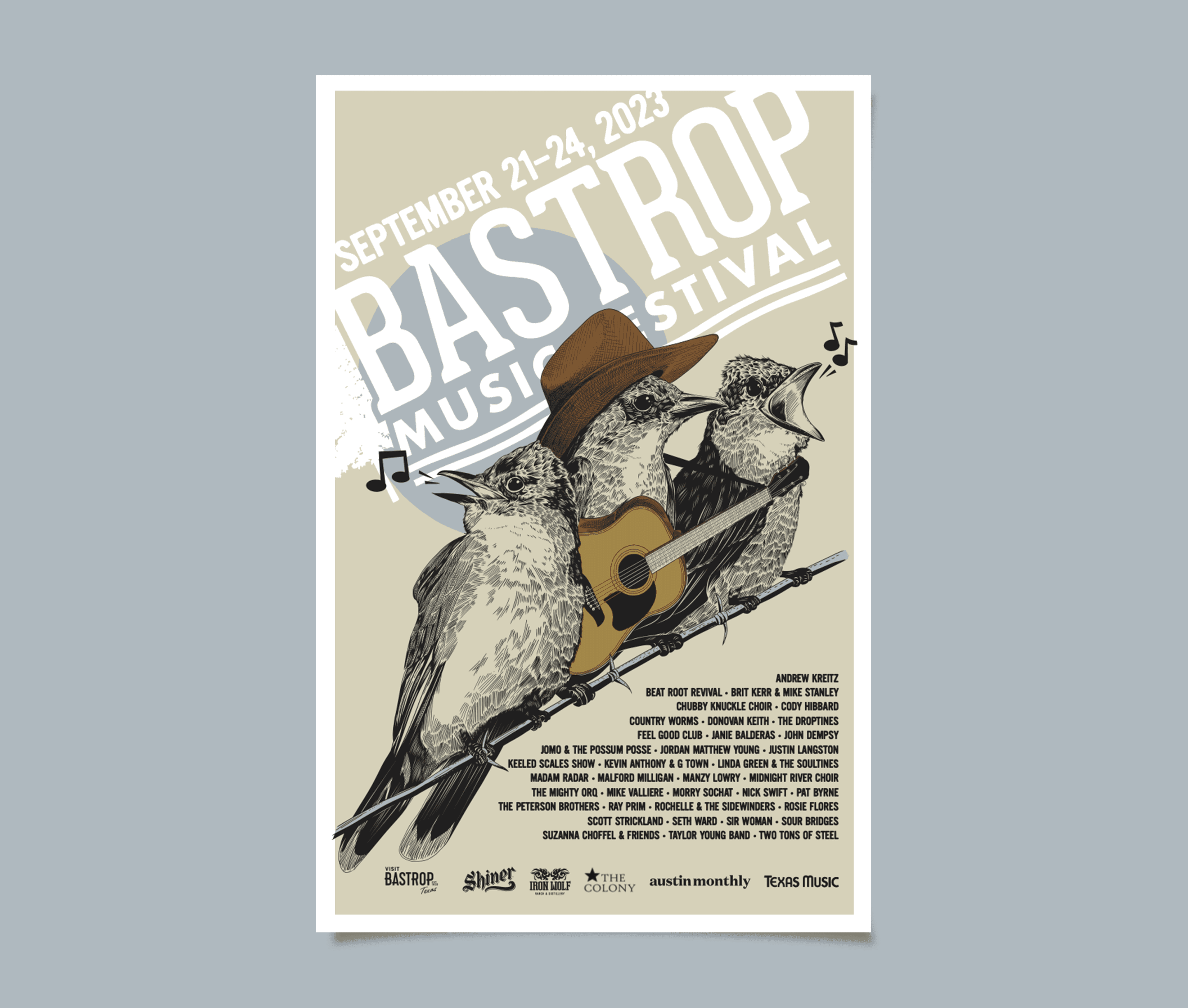 Bastrop Music Festival 2023 Poster