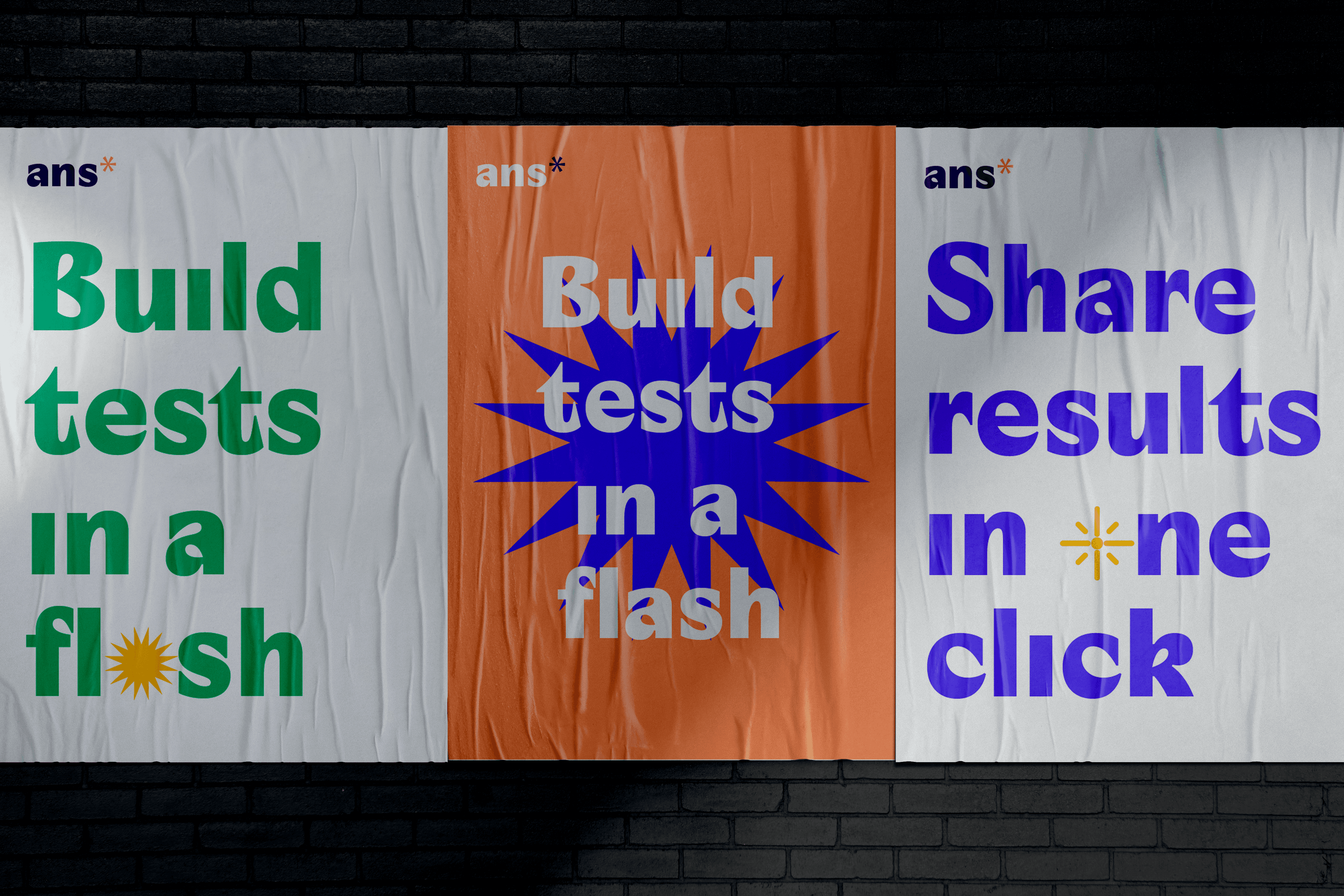 Grafisch ontwerp Ans posters