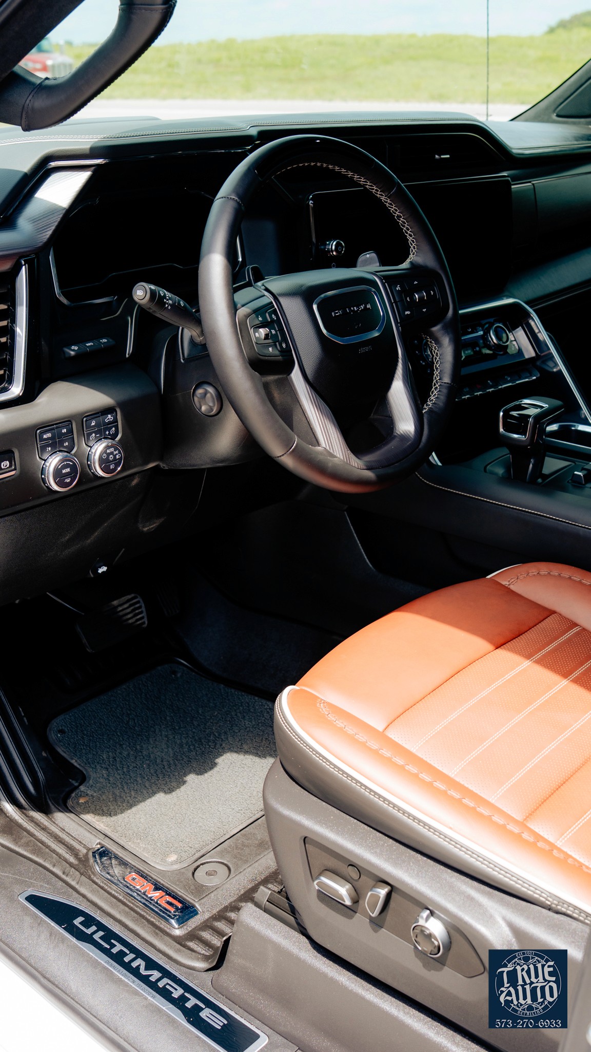 GMC interior after detail