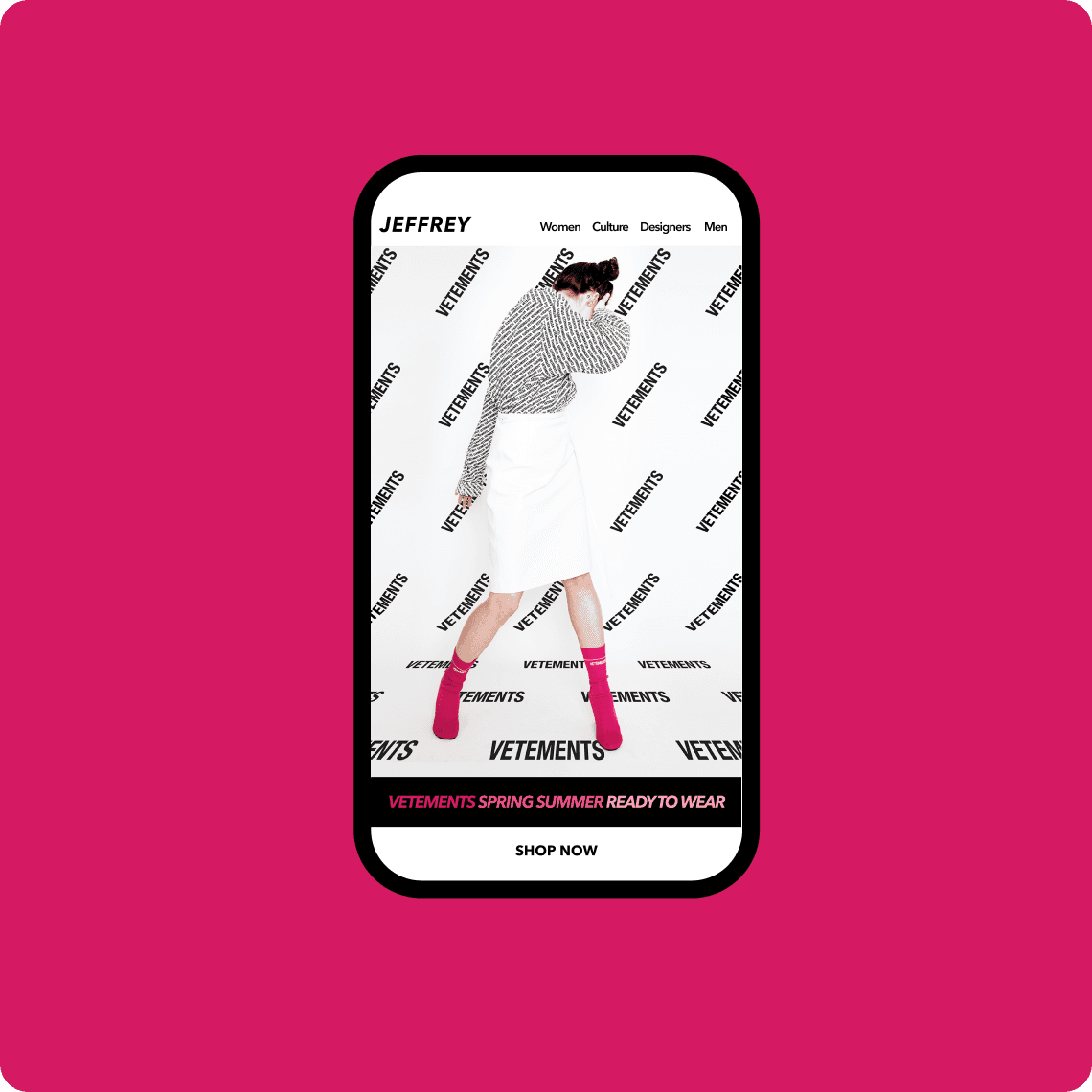 Woman wearing sleeveless black midi dress with white floral print, styled with black oxford shoes against tropical leaves