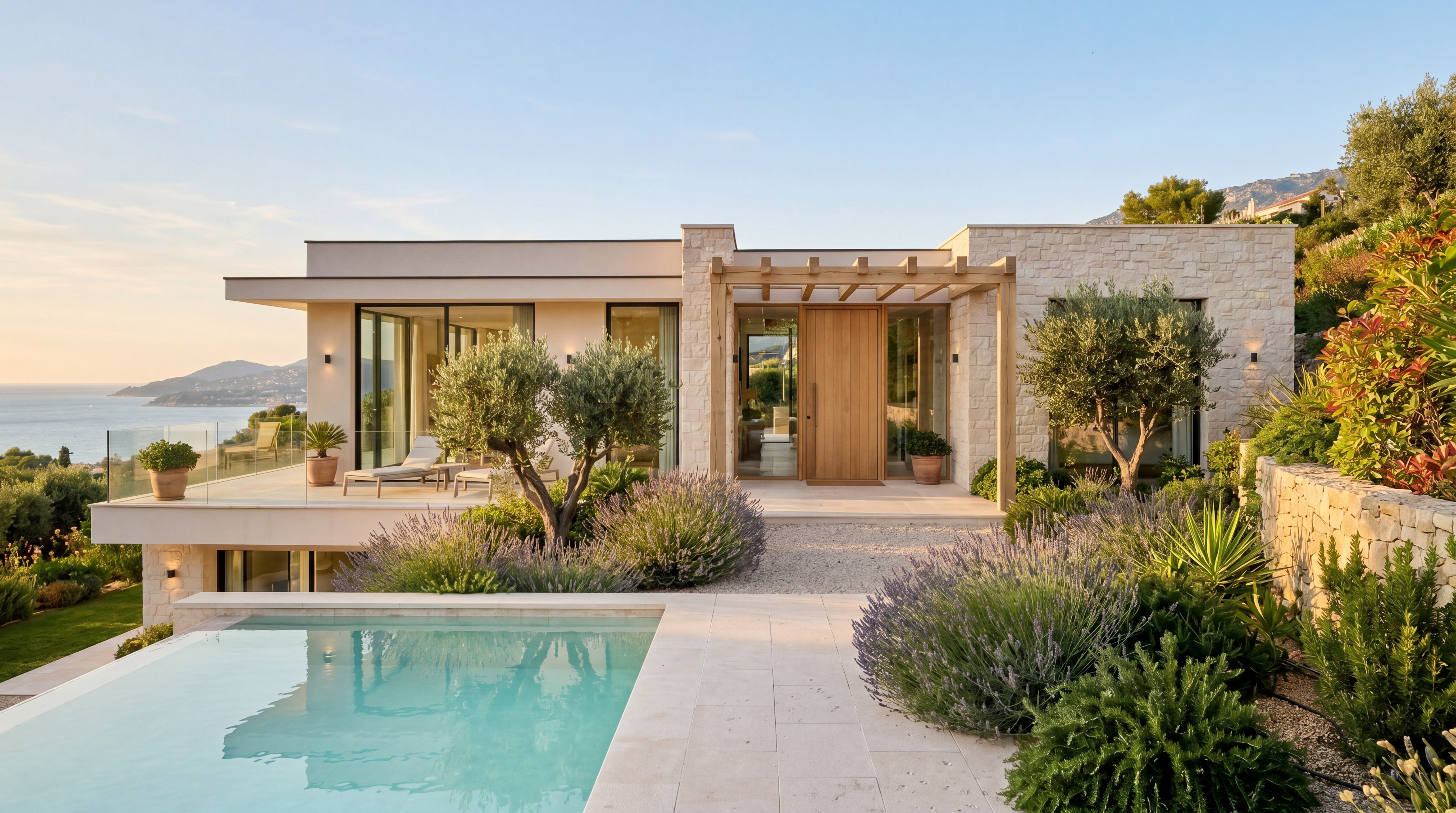 Visite virtuelle d'une villa, générée par IA