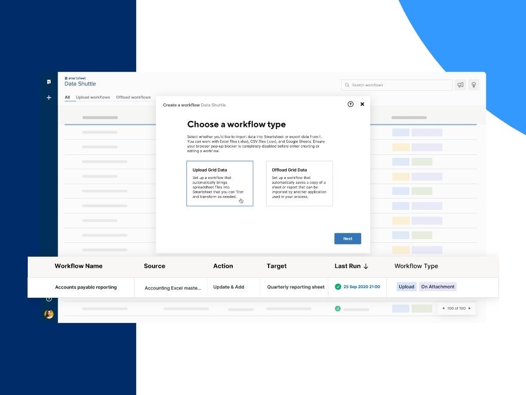 Webinar Introducción a Data Shuttle de Smartsheet