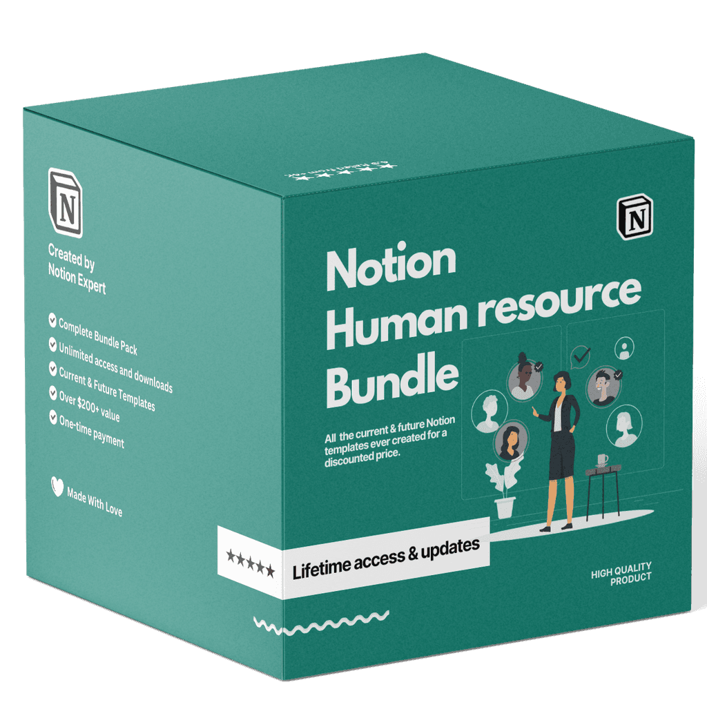 Notion complete bundle for human resource