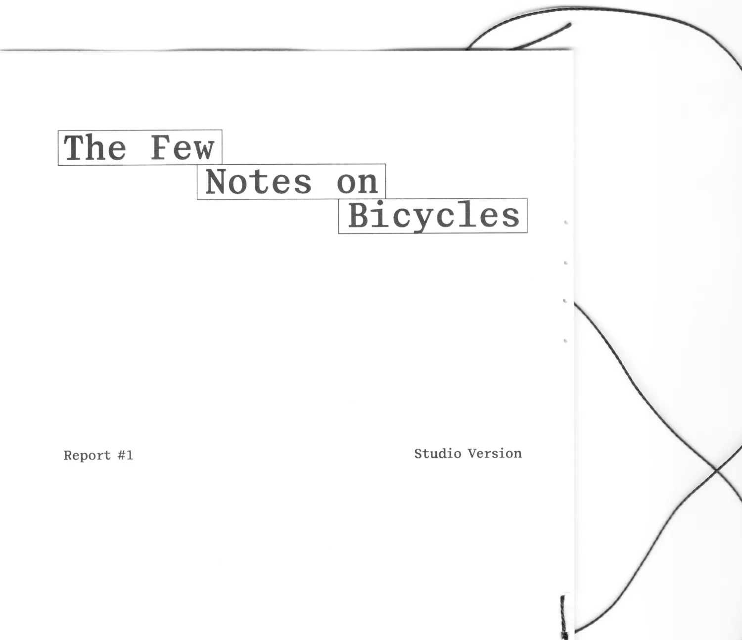 Alfold in use for a local zine