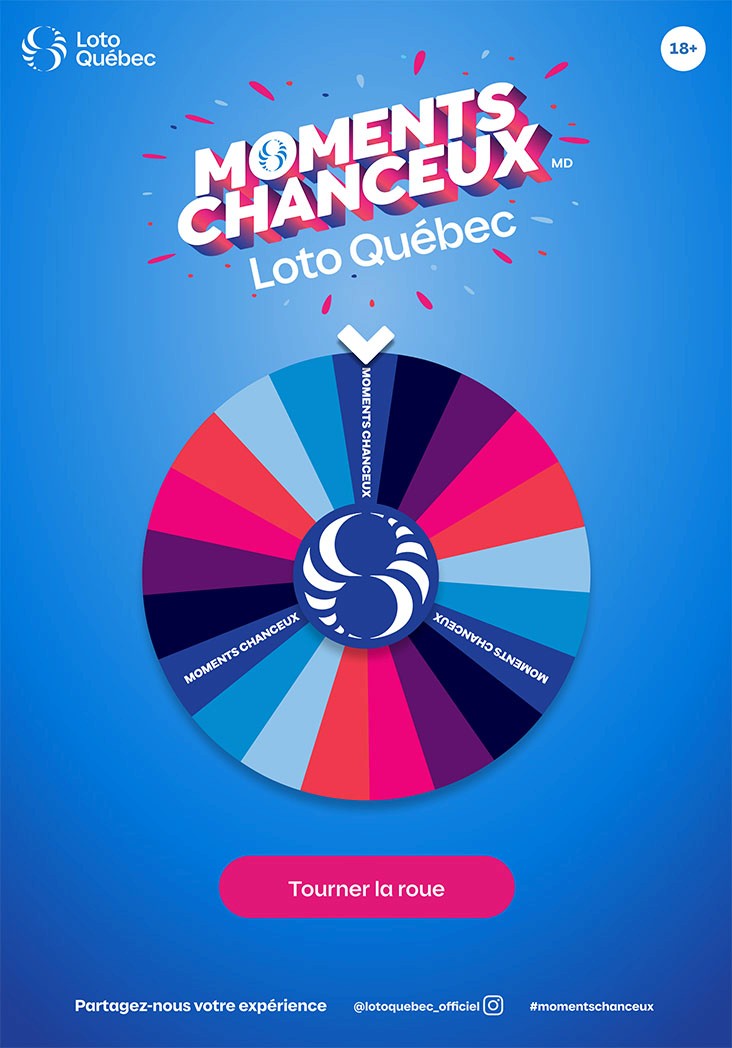 Digital wheel activation for festival activation team
