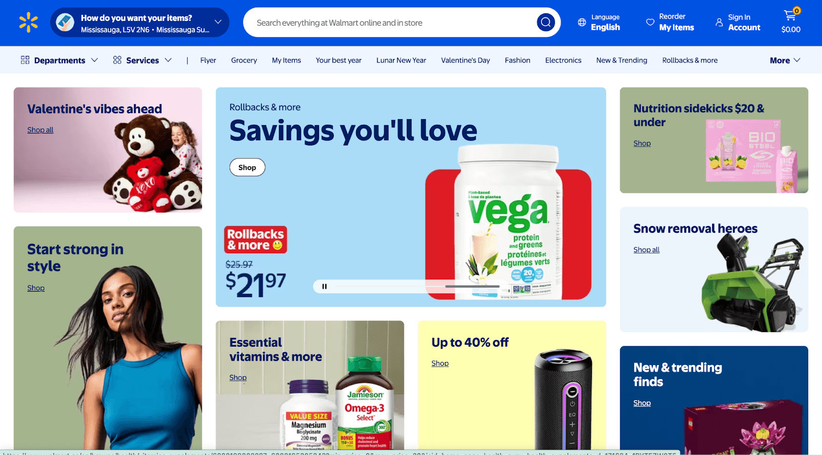 Walmart Canada Dashboard image