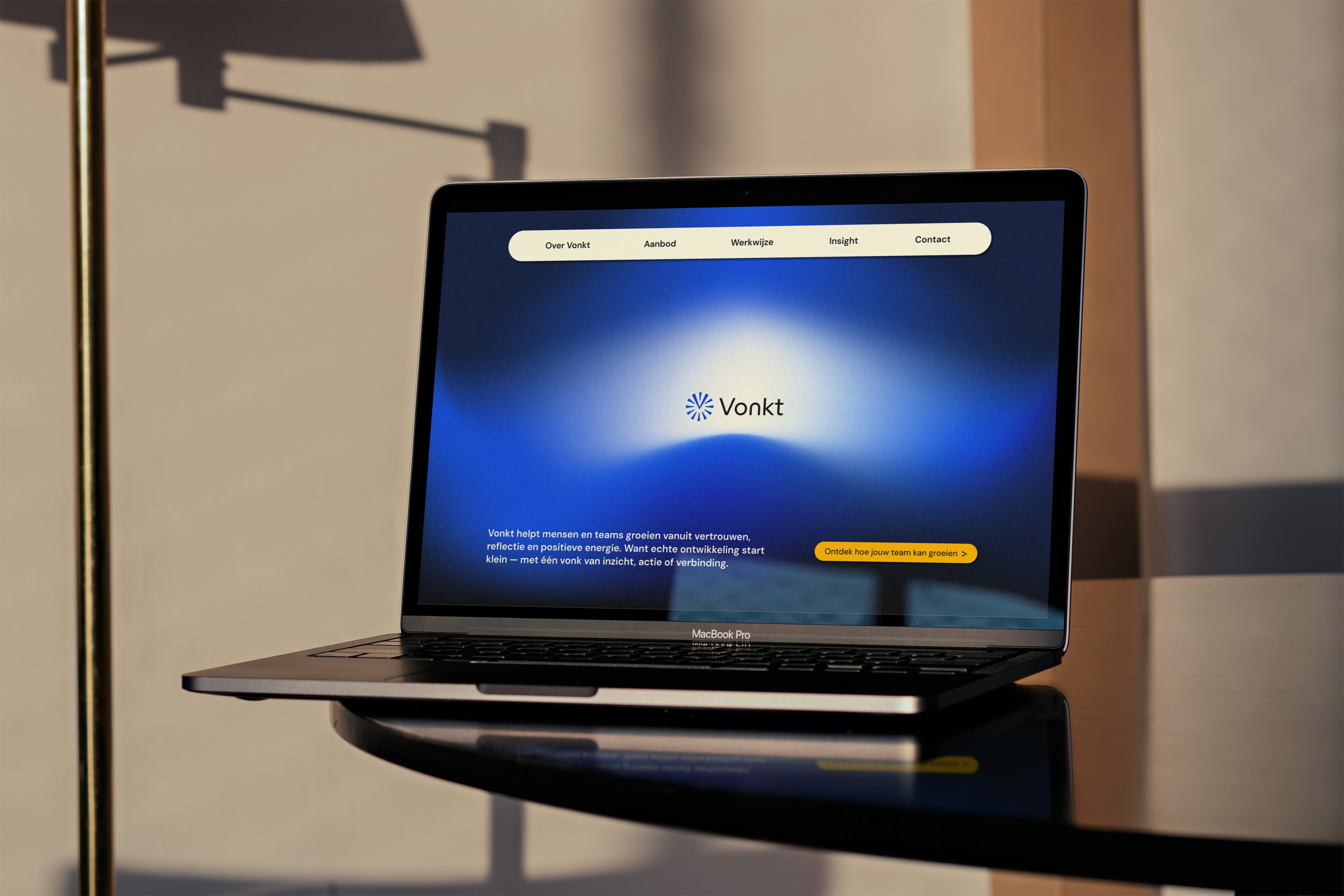Branded website for business coaching brand Vonkt