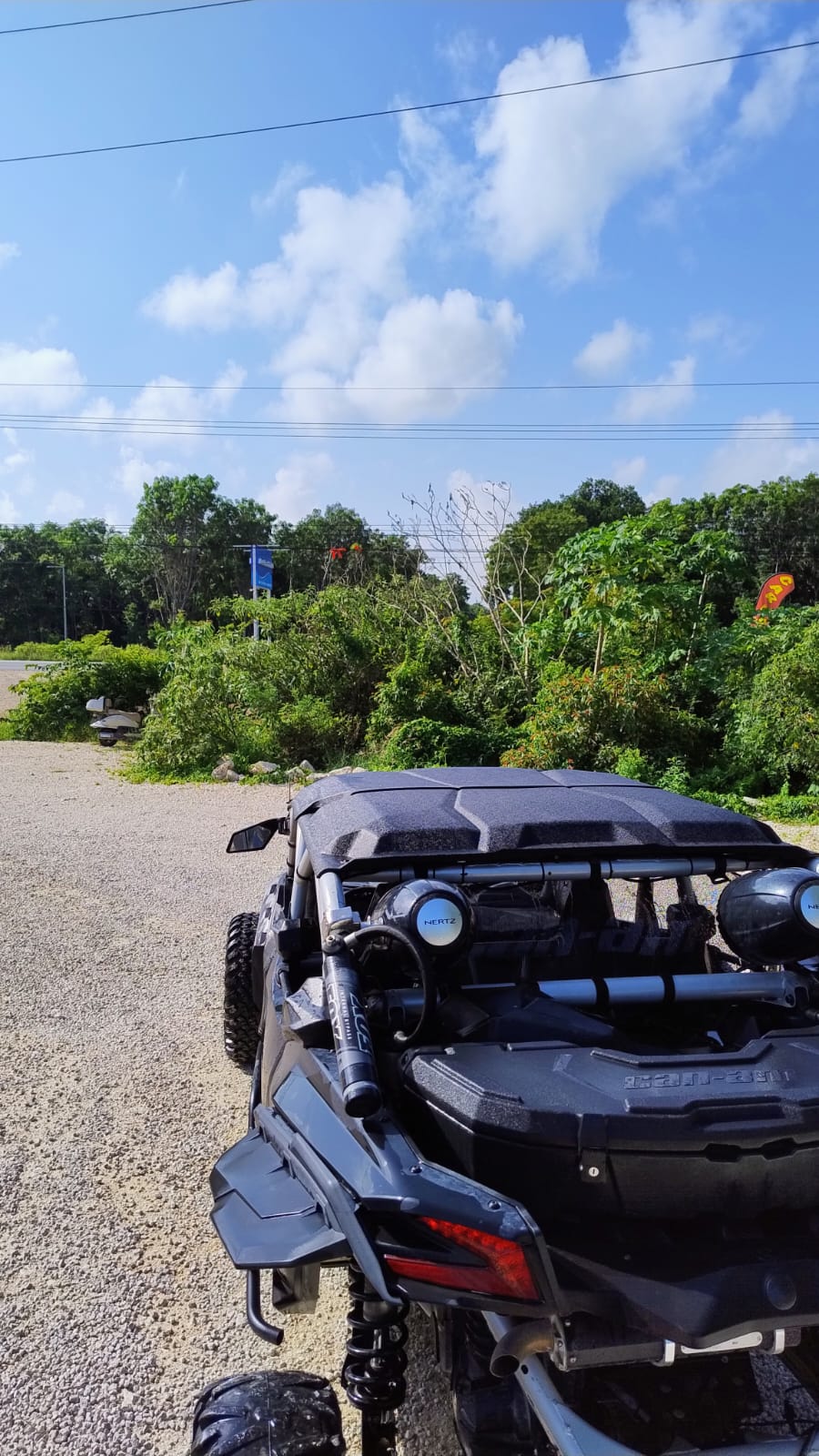 Buggy Rental Tulum Canam rear