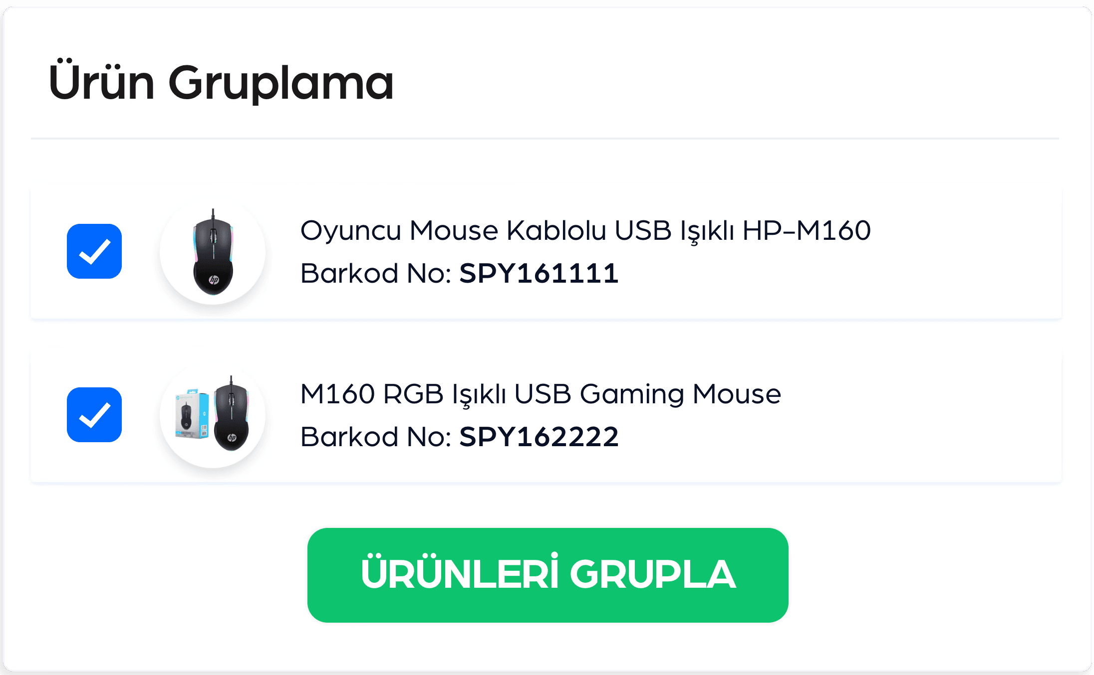 Grup ürün yönetimi