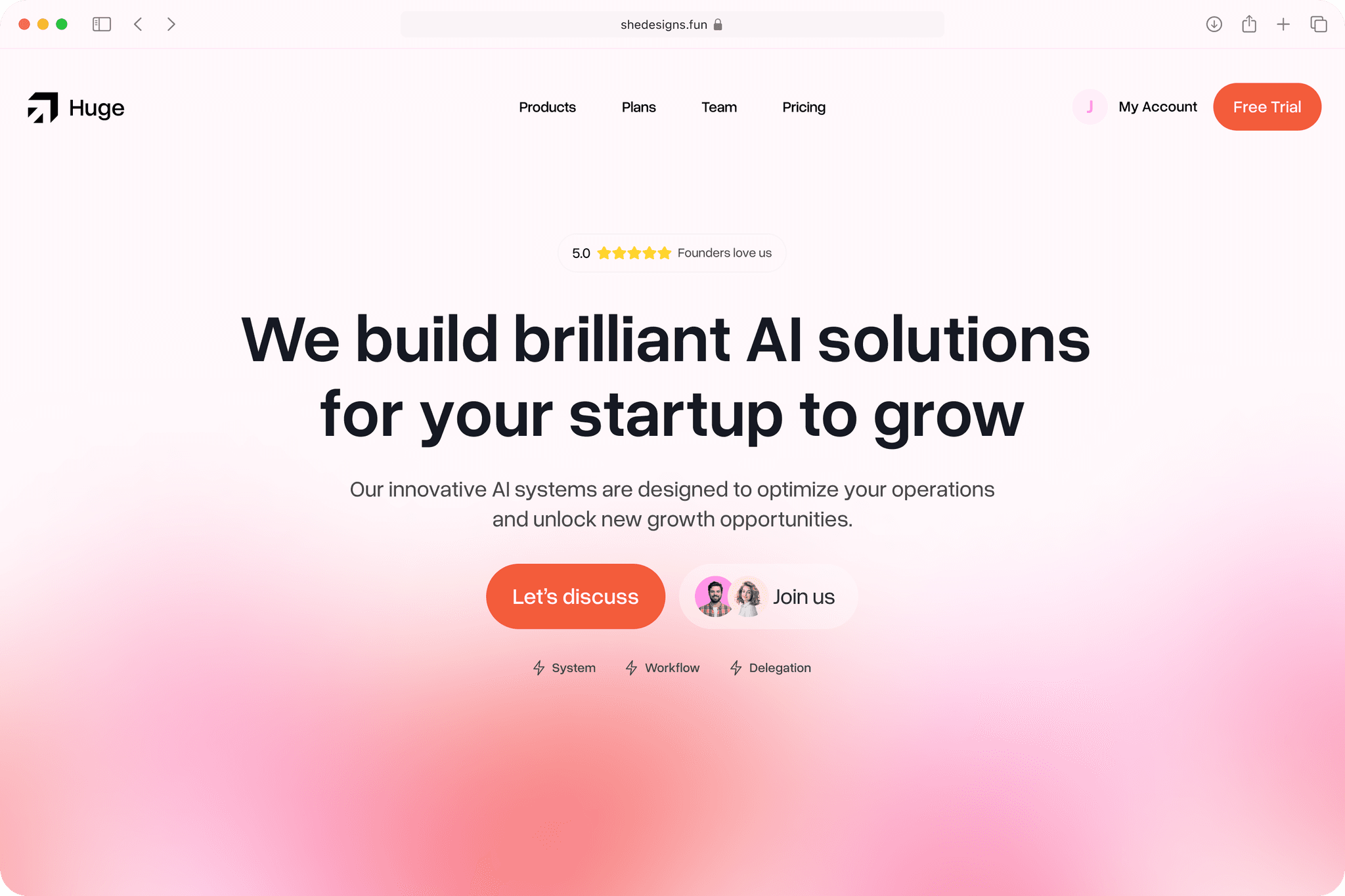 AI web design Juliette