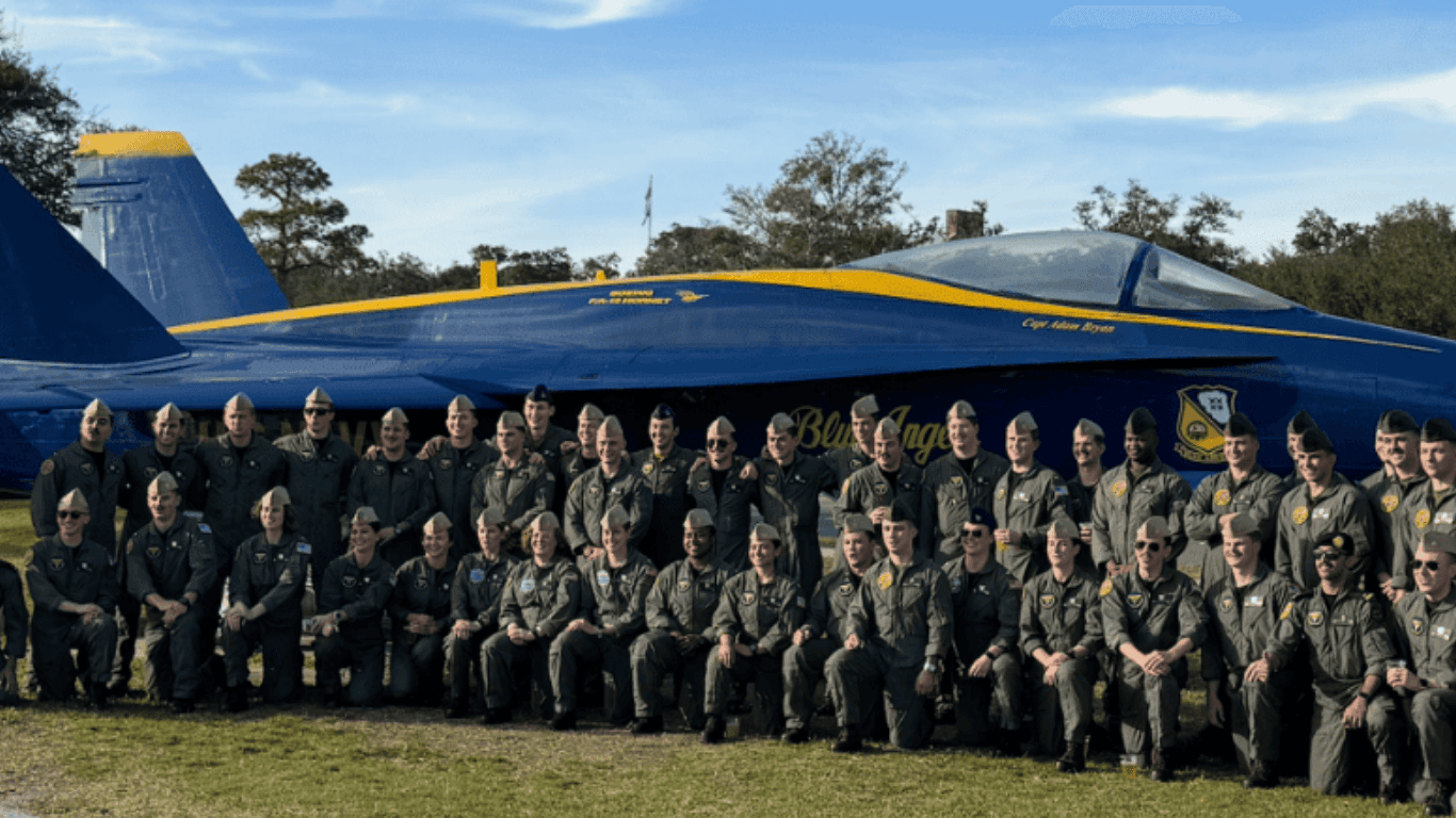 (Tyler Cox & Fellow Aviation Officers)
