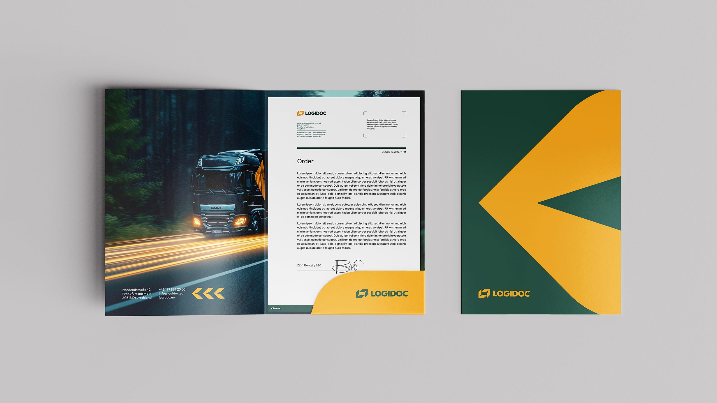 Папка логистической компании Logidoc