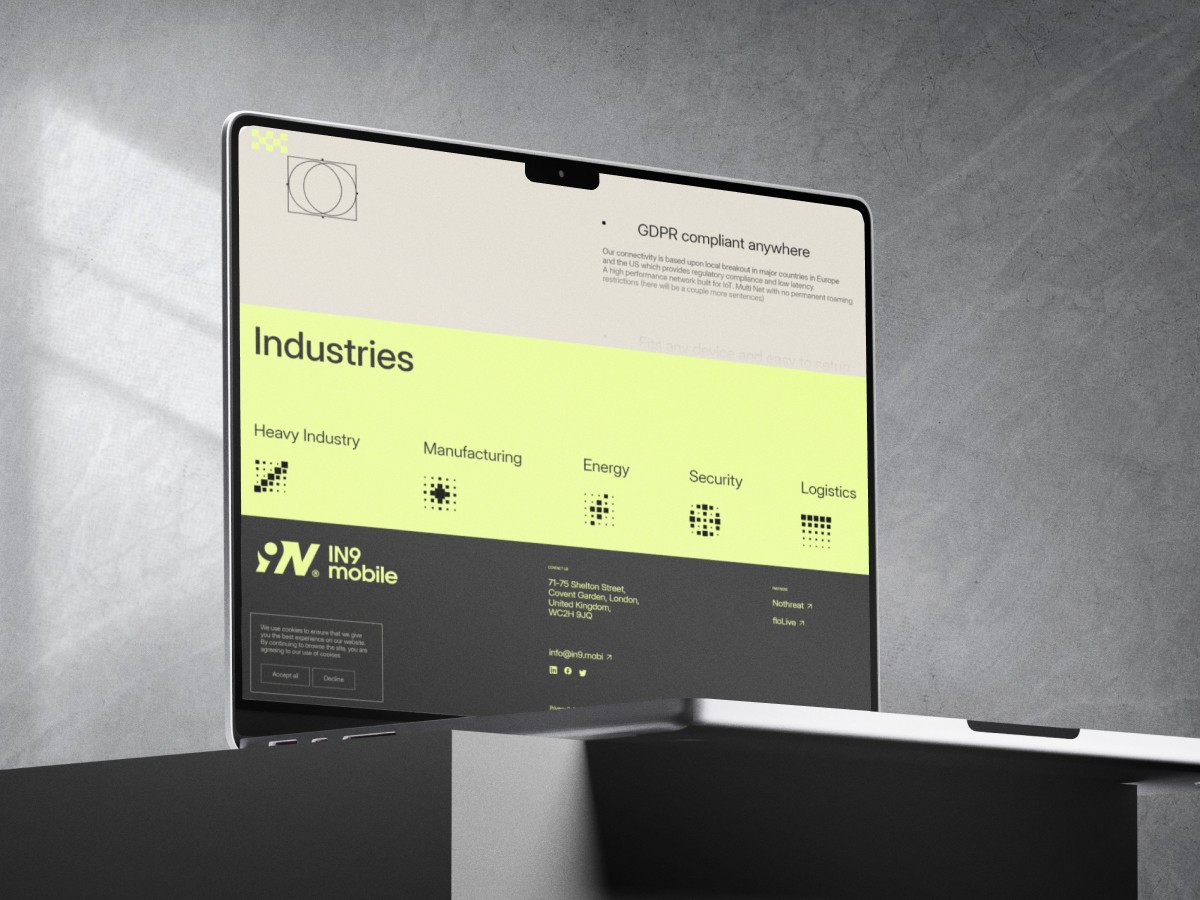 An example of the Work&Go website interface, developed by Codeska