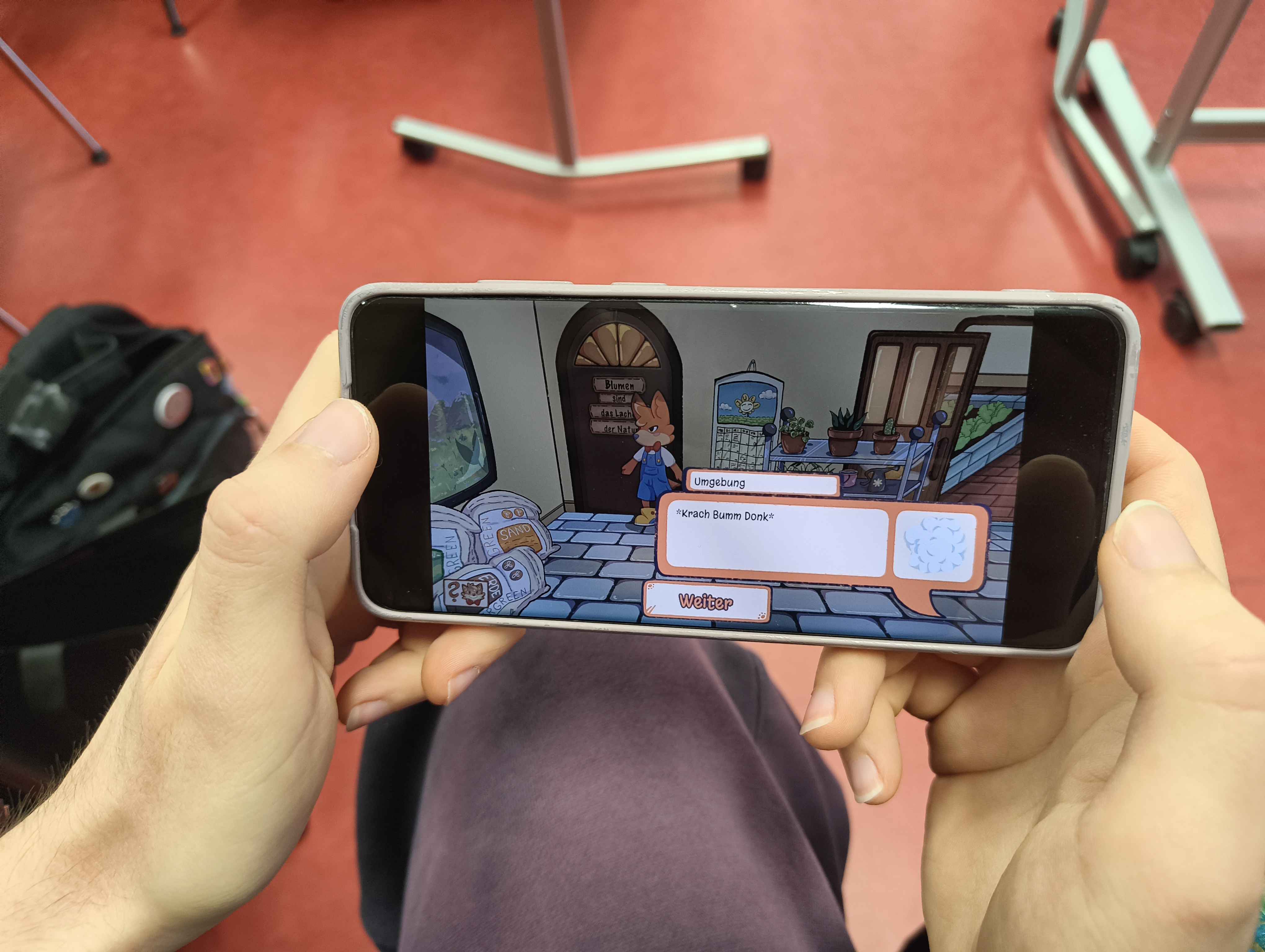 Carl und Cari Trubel in Tierstadt mobile app in use
