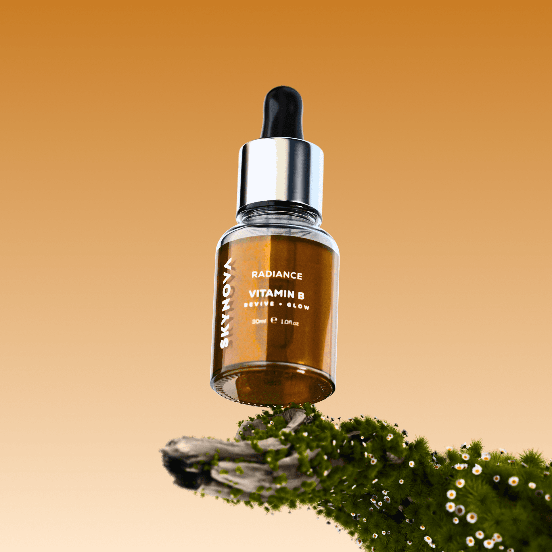 Fotorealistinis 3D renderis su dantų protezų ir implantų karkasu – modernus skysčio simuliacijos fonas, sukurta Renderiai.