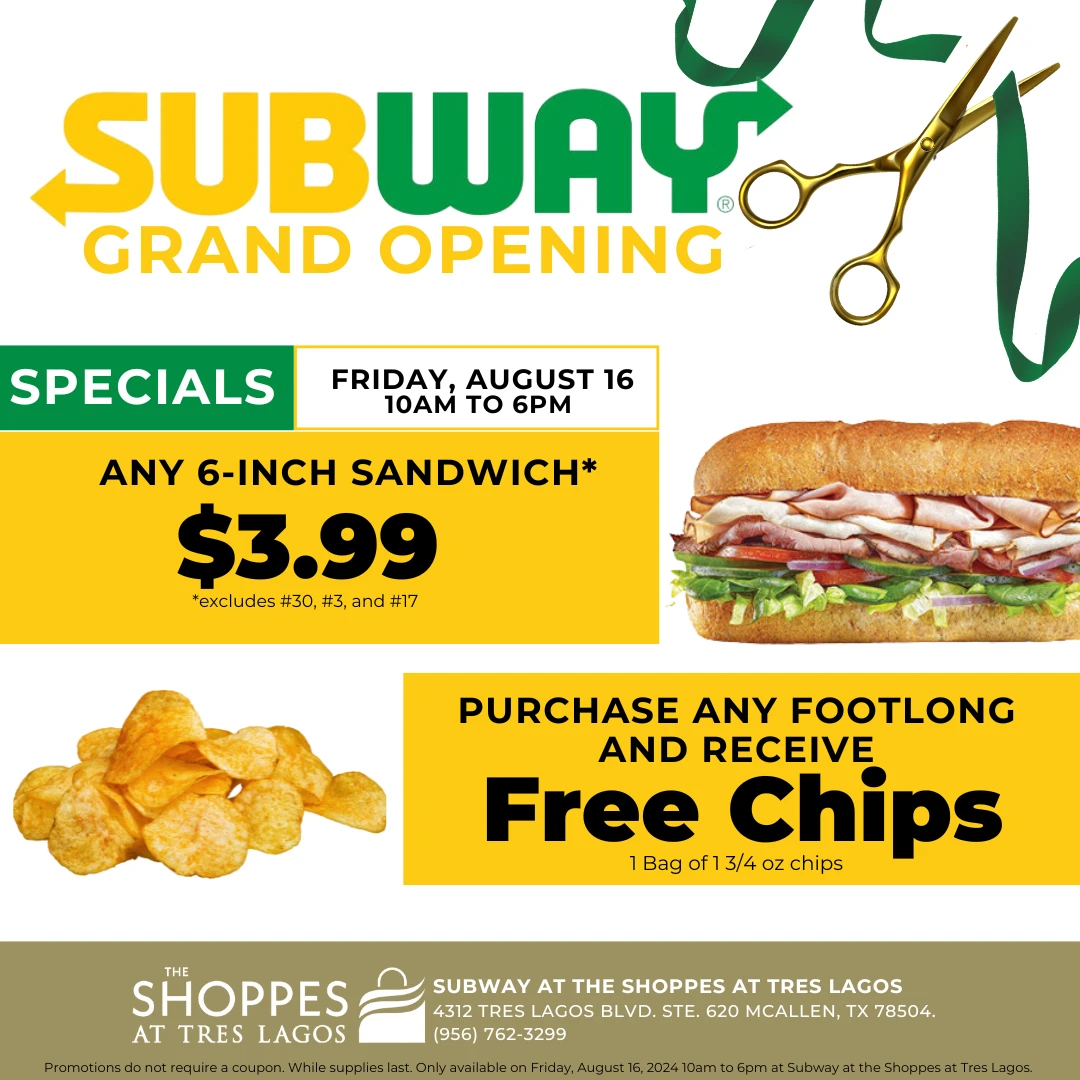Subways in McAllen, TX