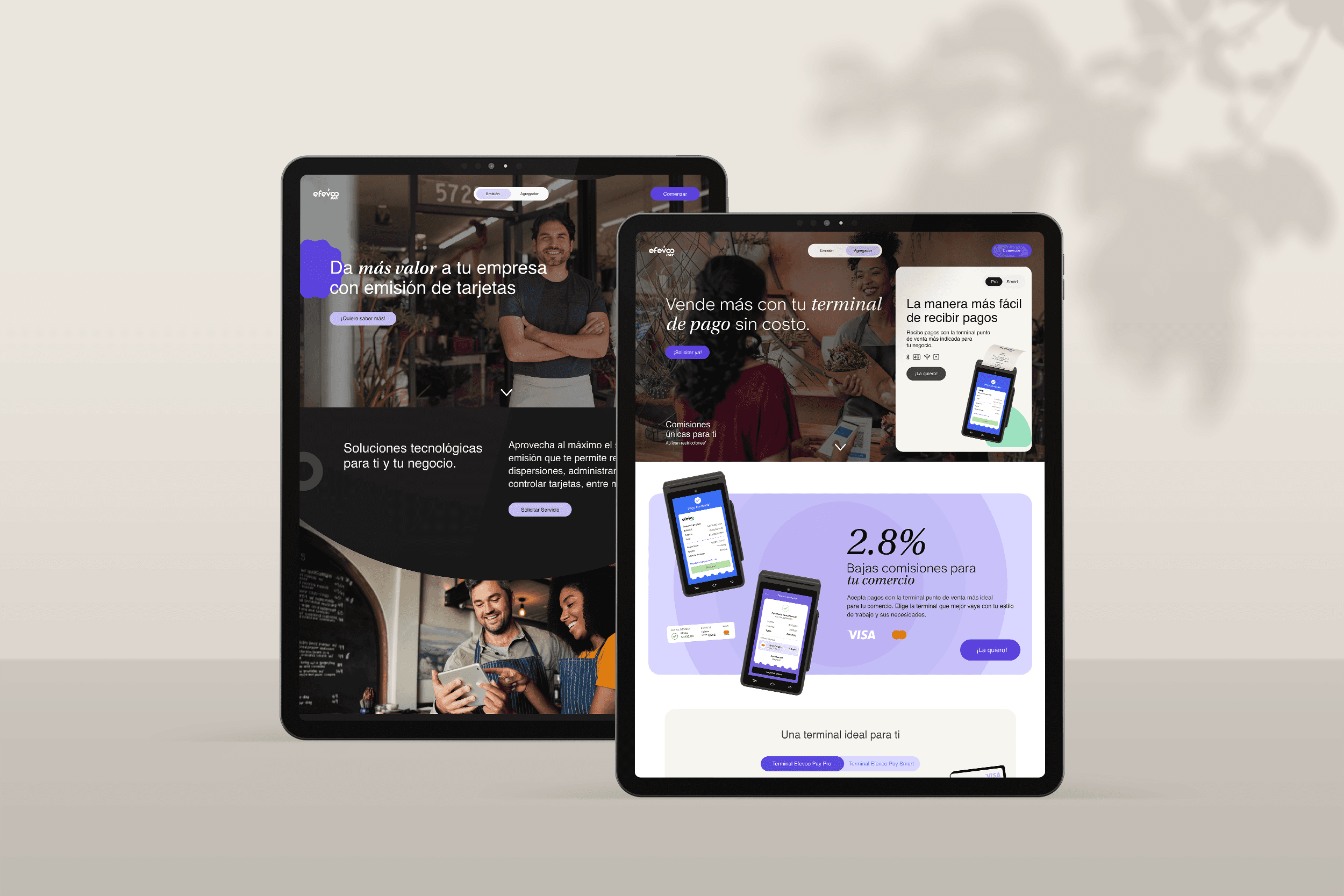 Smartphone displaying data analytics, colorful illustration background