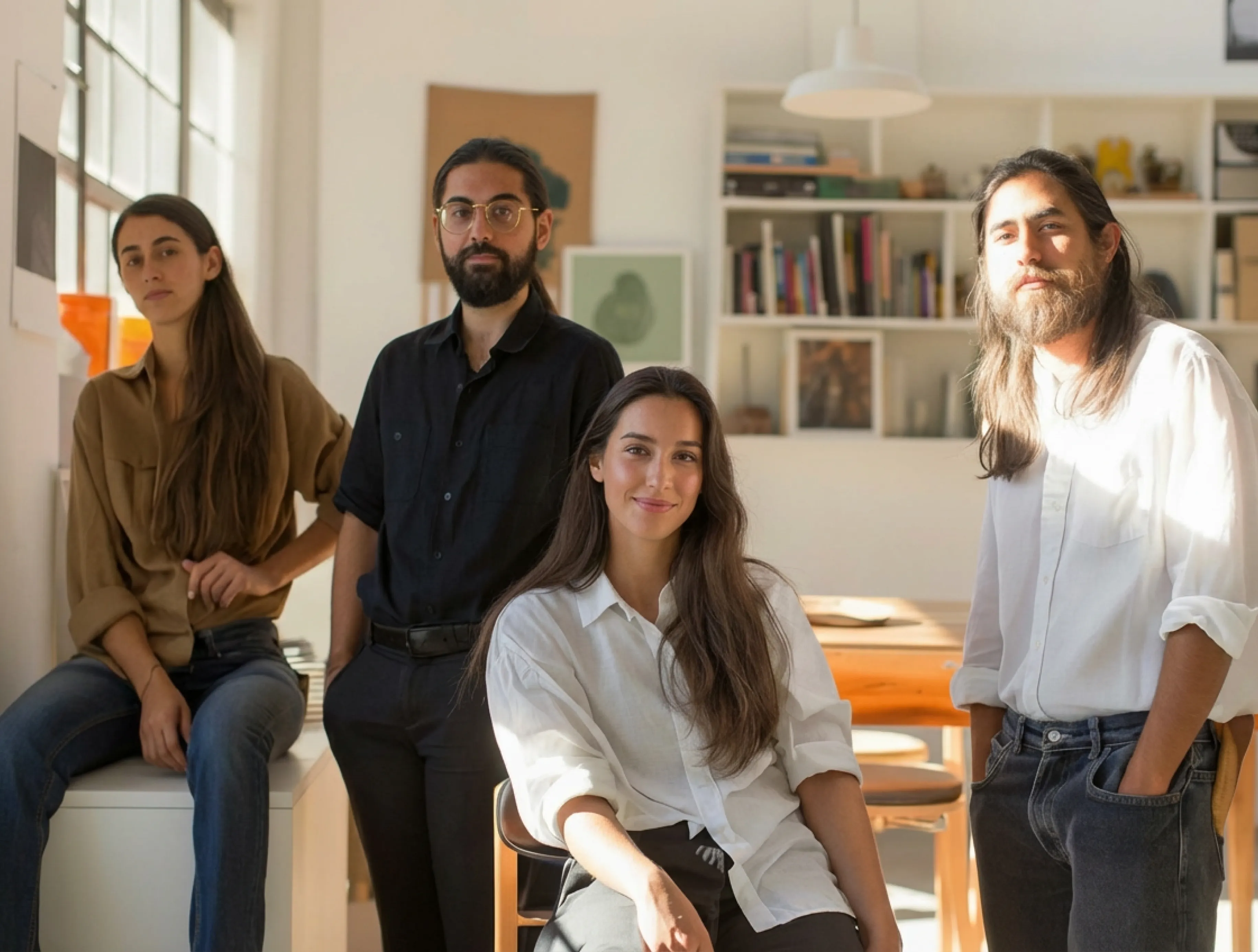 Abstract portrait in neon blue and pink light on Nordics™ Intro for Vendors page, symbolizing innovation and human-centric vendor collaboration