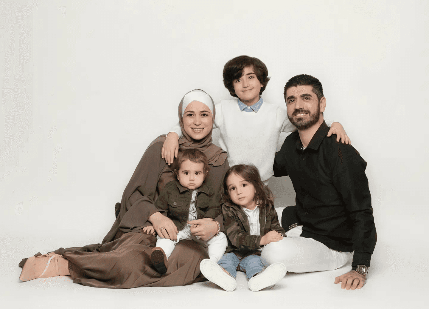 Heartfelt and happy family photos beautifully captured by Mahvin Photography, a trusted family photographer in Dubai, UAE.