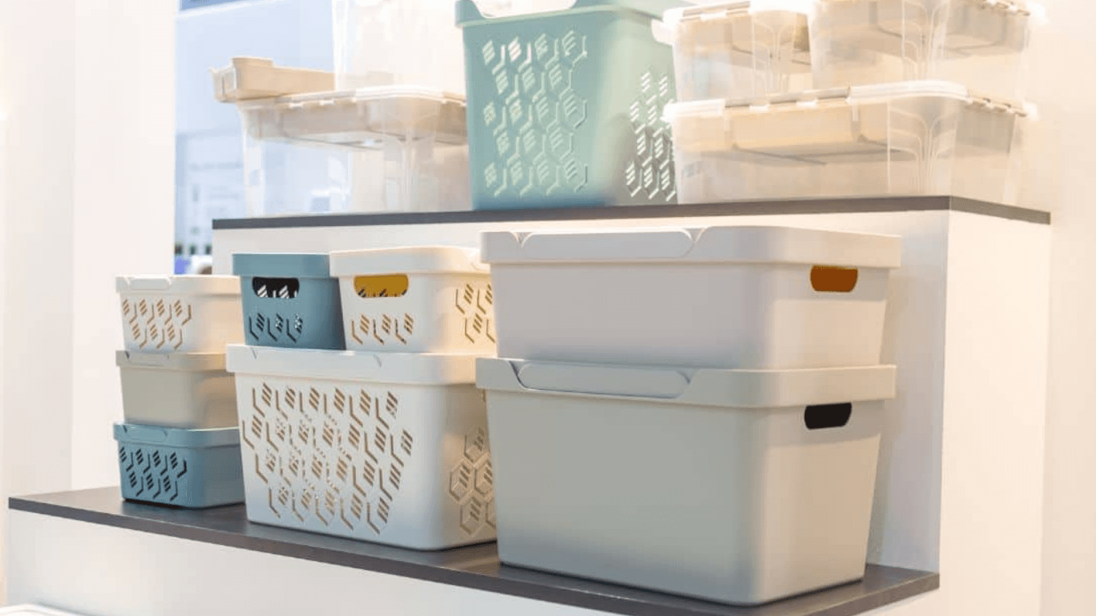 Try Stackable or Nested Bins