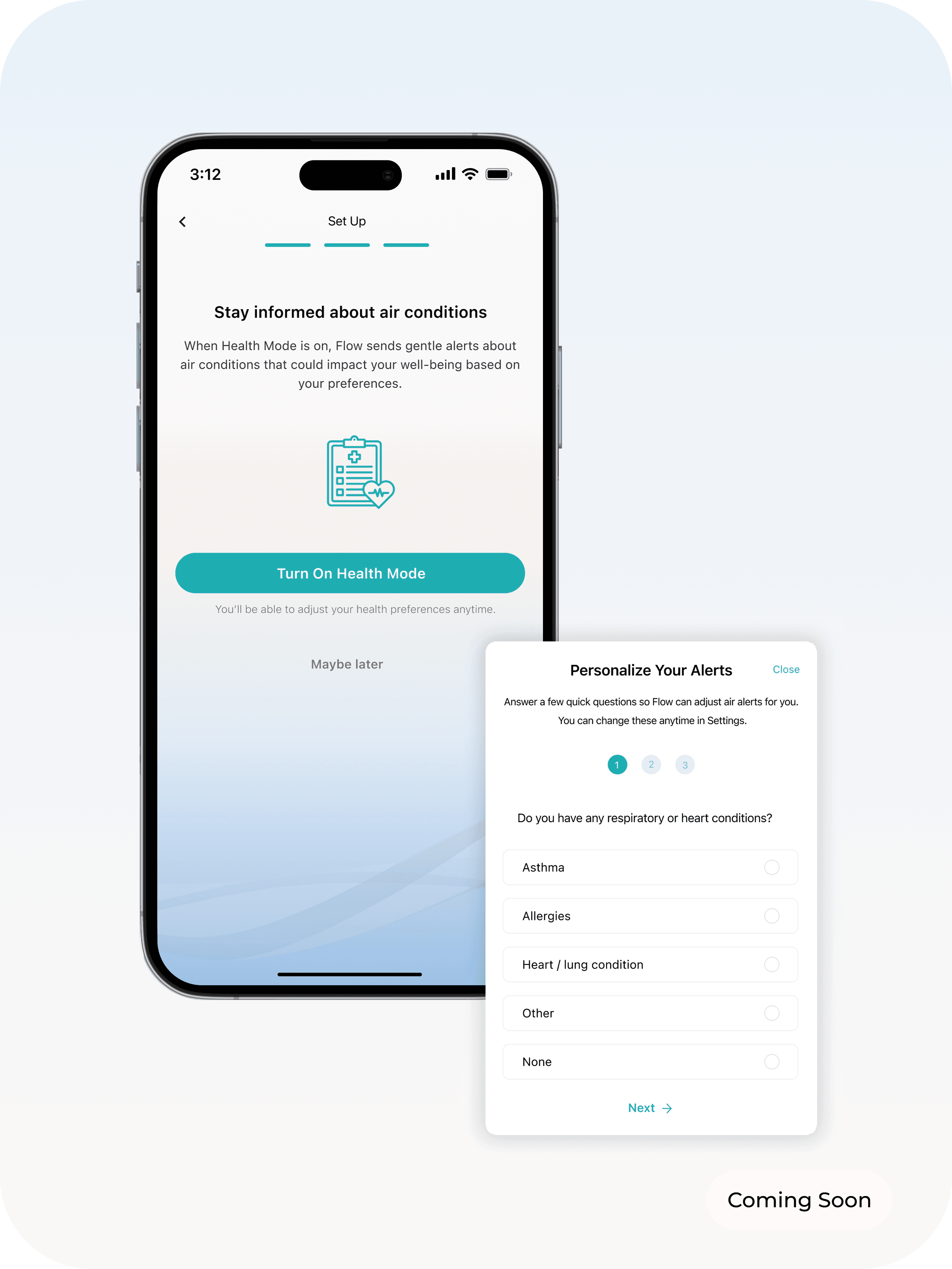Aerial view of a winding road cutting through rocky terrain and sandy landscape.