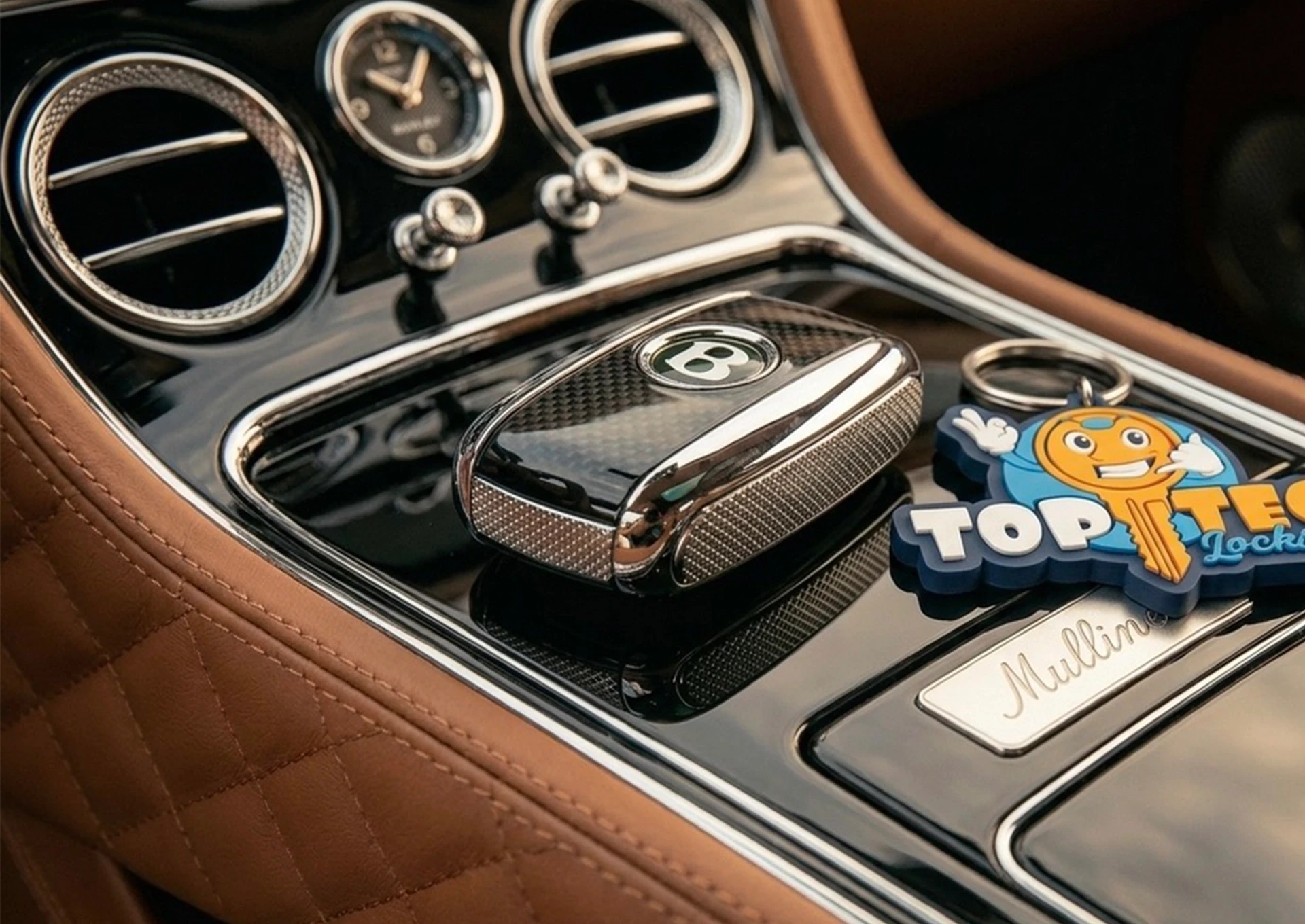 Luxury vehicle key fob