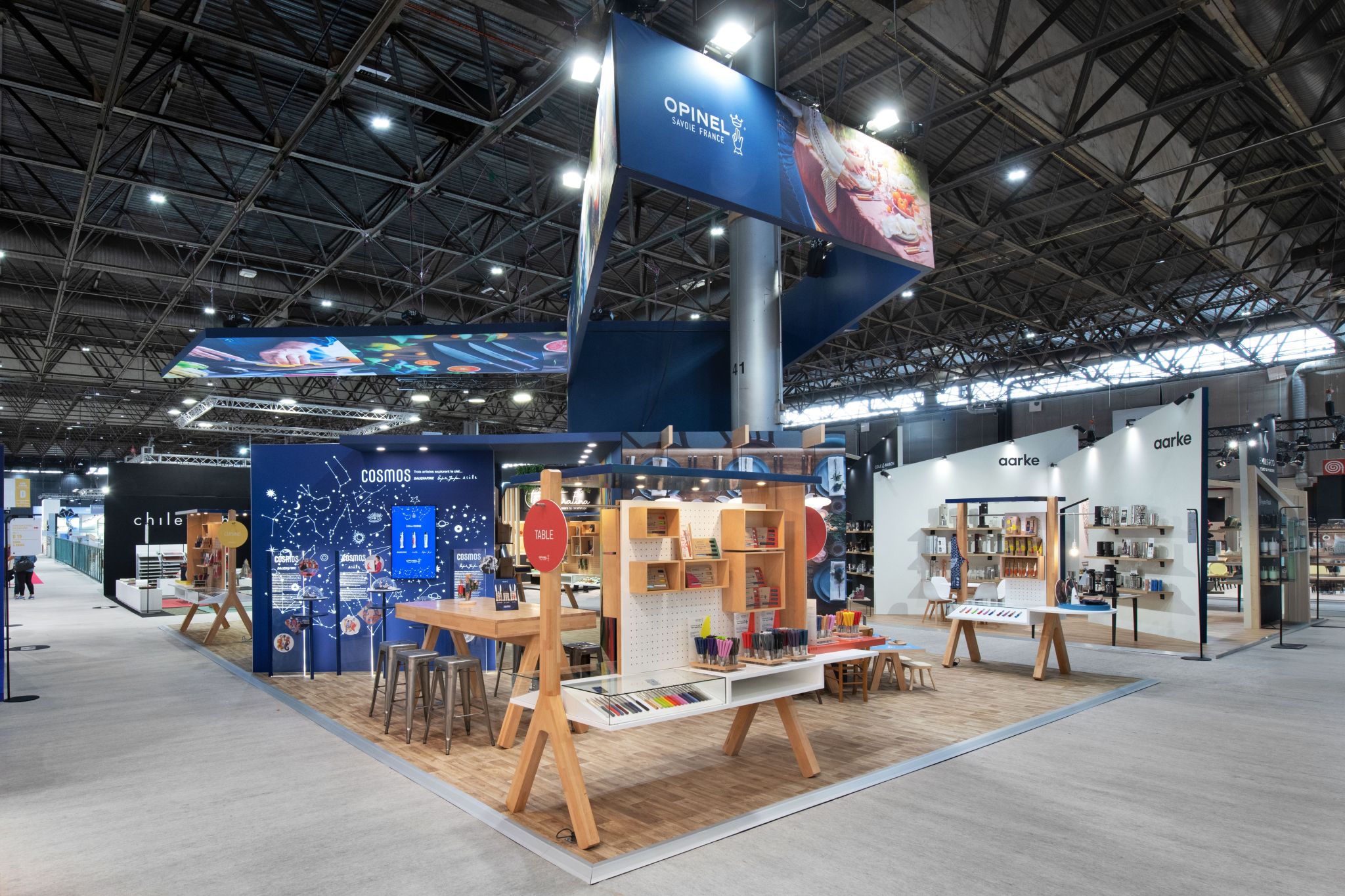 Stand Opinel à Maison & Objet, réalisé par Expace
