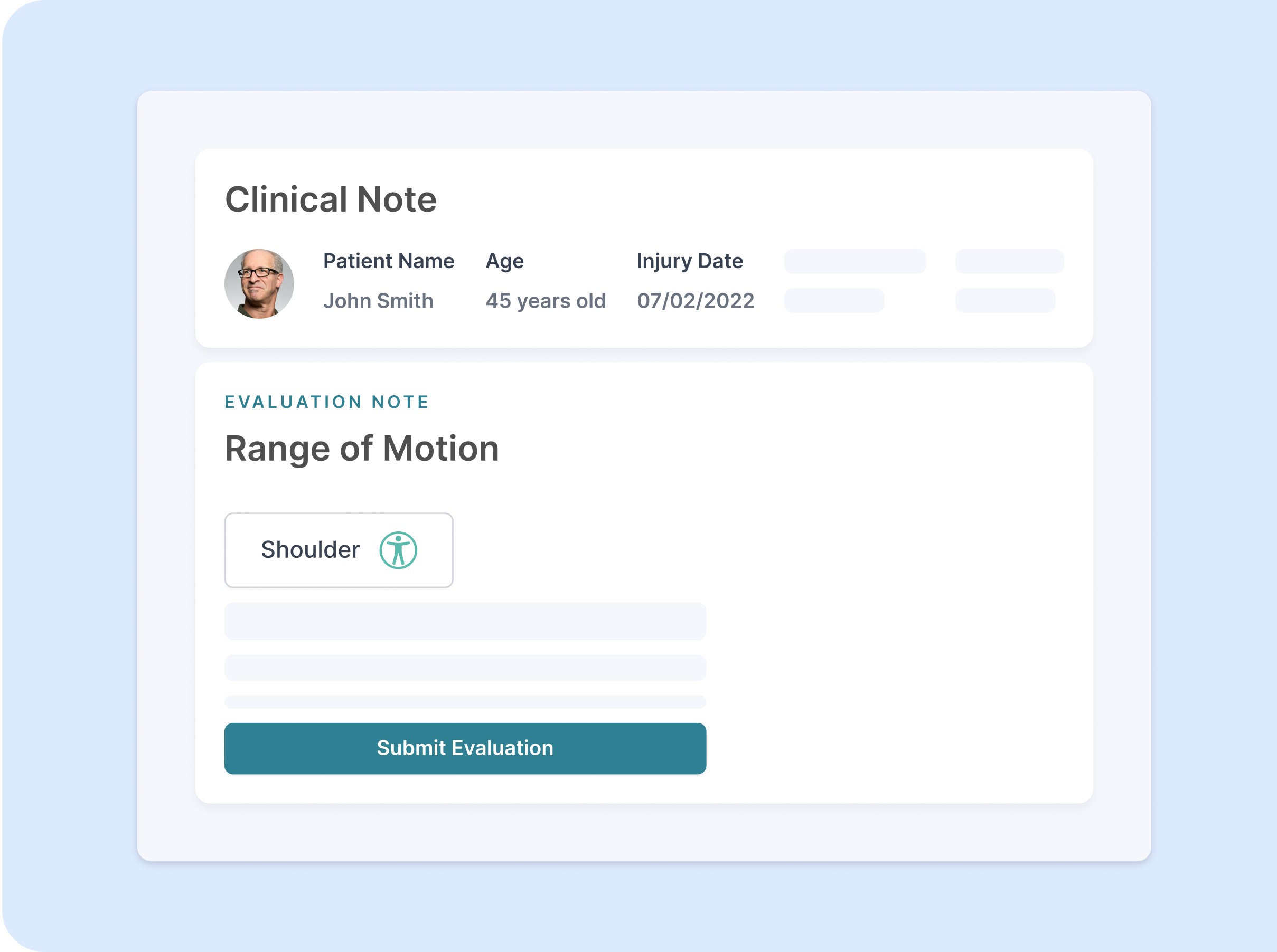 Documentation Range of Motion