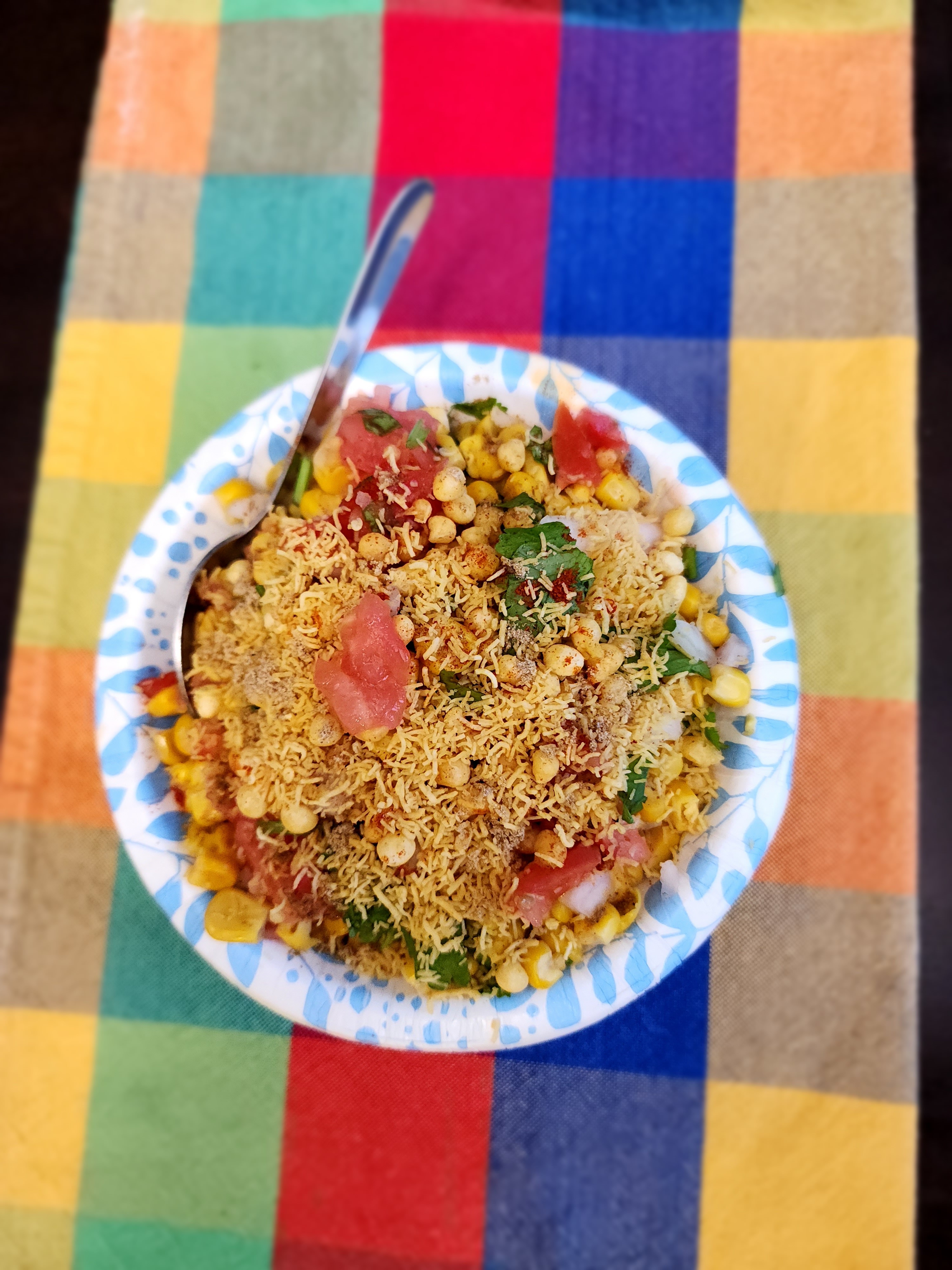 An image of sev puri