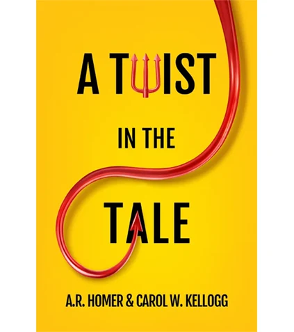 Book cover design for a humor short stories collection featuring minimal clean design