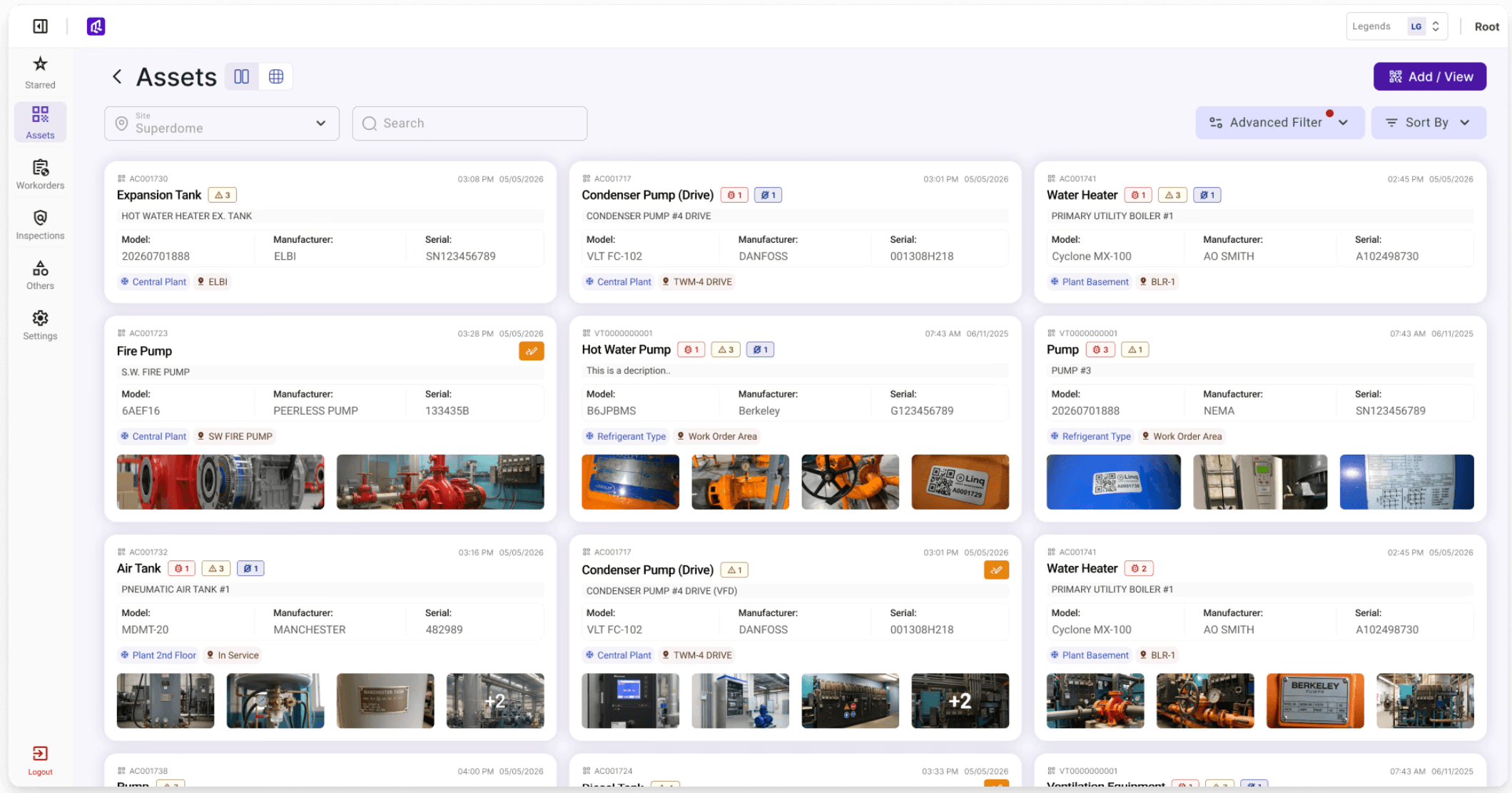 Machina AI automation dashboard showing workflow overview