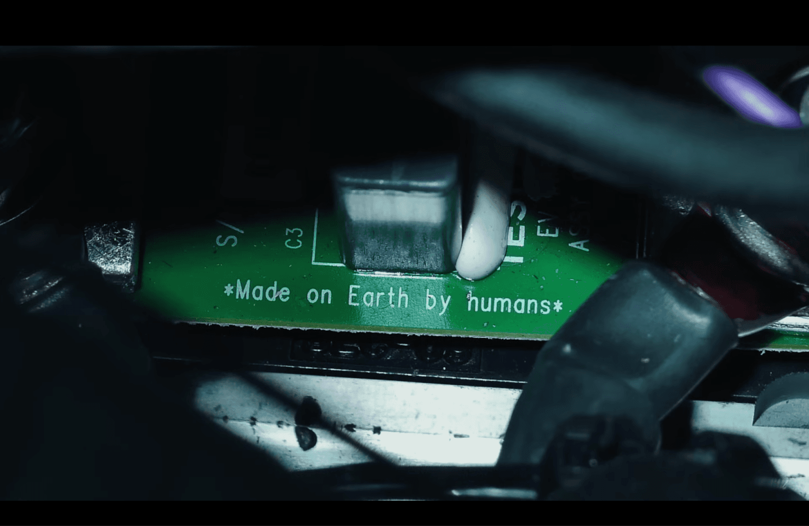 Made on Earth by humans