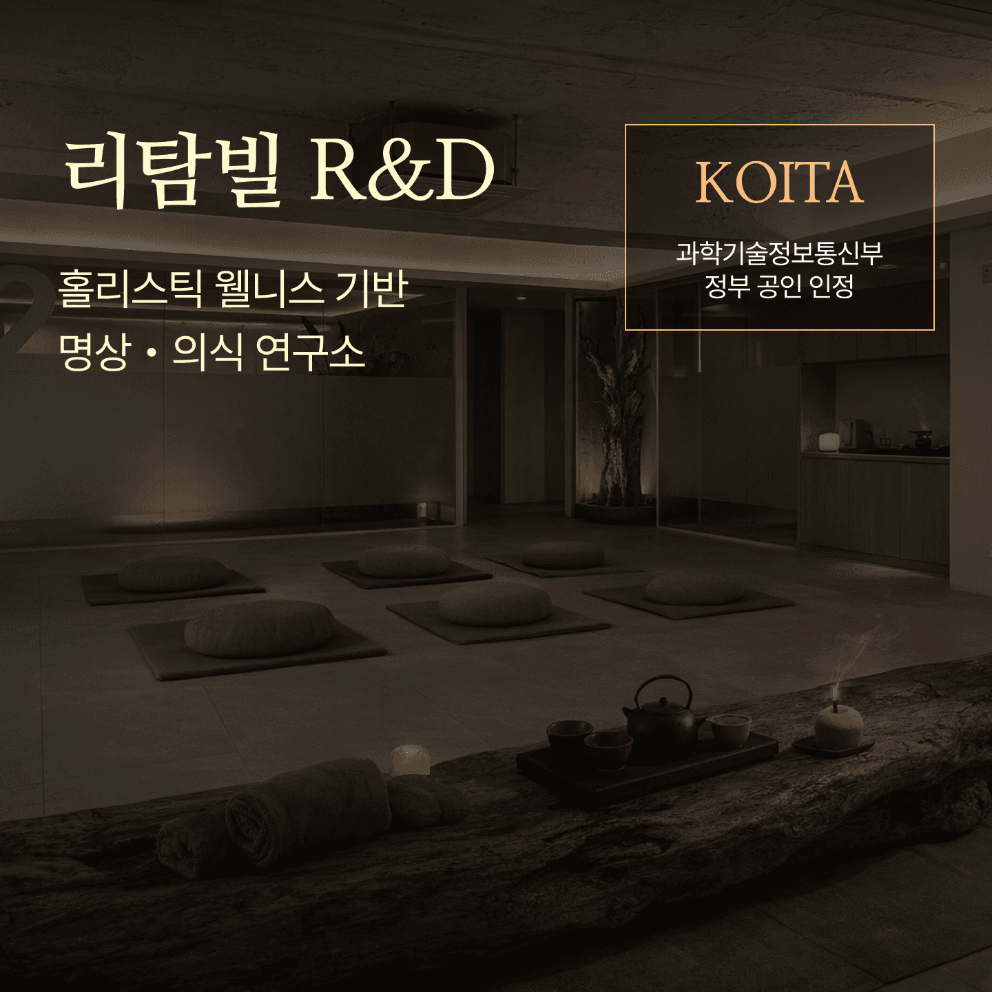 리탐빌 홀리스틱 웰니스 기반 명상, 의식 연구소, KOITA 과학기술정보통신부 정부 공인 인정, K-웰니스 전문가 과정 모집 중