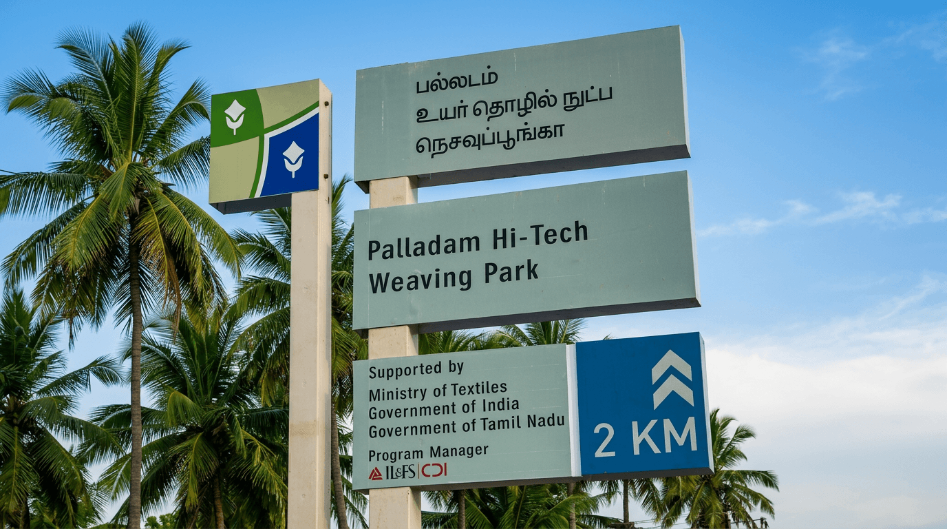 Textile Parks Branding and Environmental Identity System