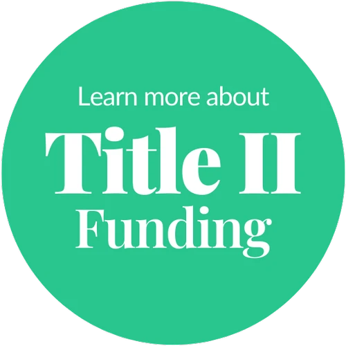 Learn more about Title II funding