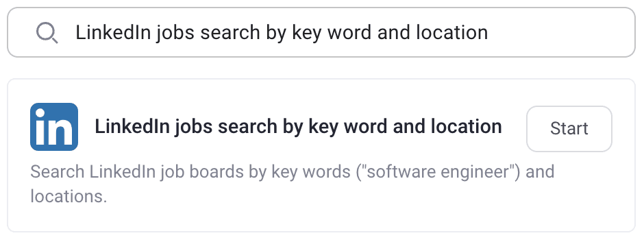 LinkedIn jobs scraper