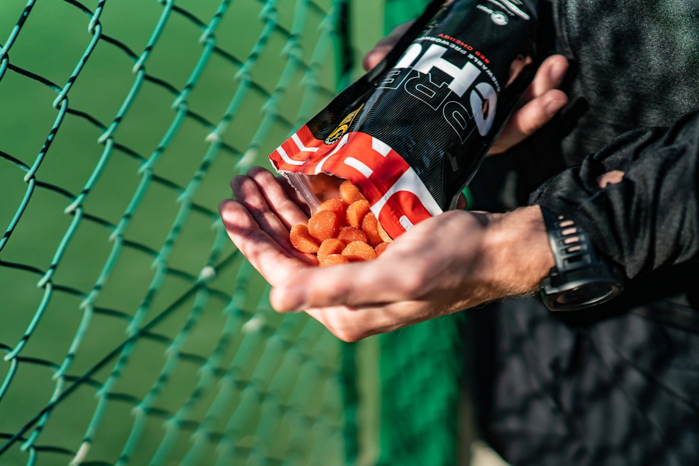 Energy chews and gels, which offer fast, convenient carbohydrate during hard efforts alongside whole foods like bananas and dates.