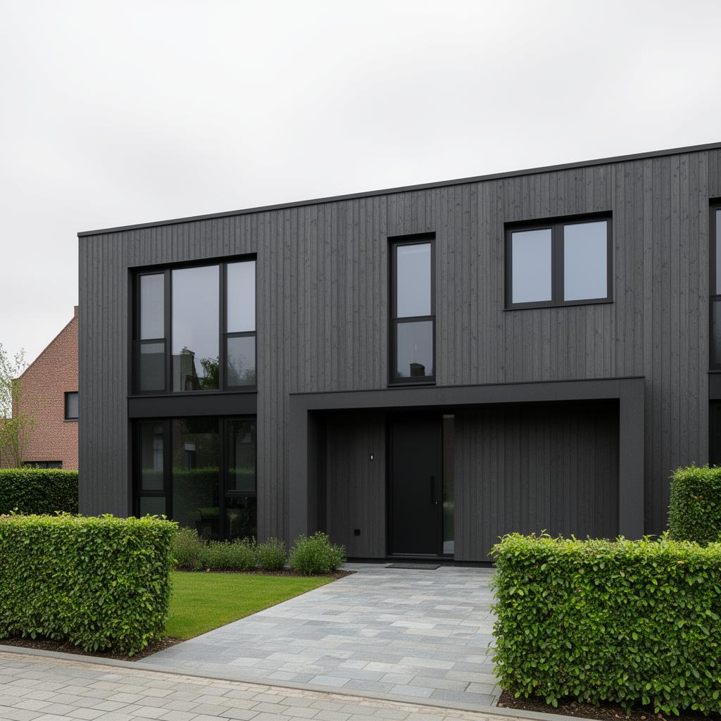 Moderne modulaire woning gebouwd door Hubley