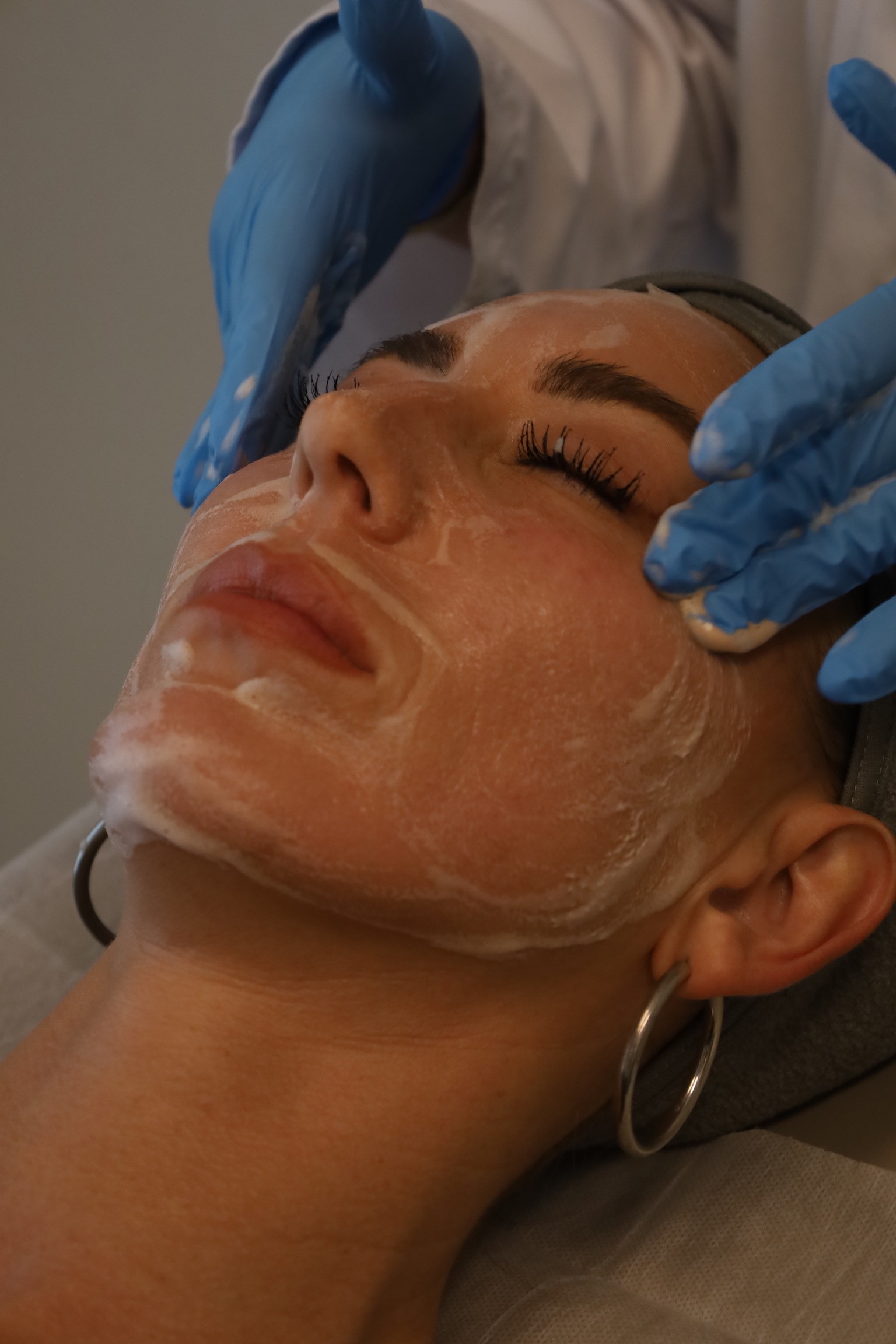 Marie Shelley Laser and Medspa Patient Having a Facial Treatment