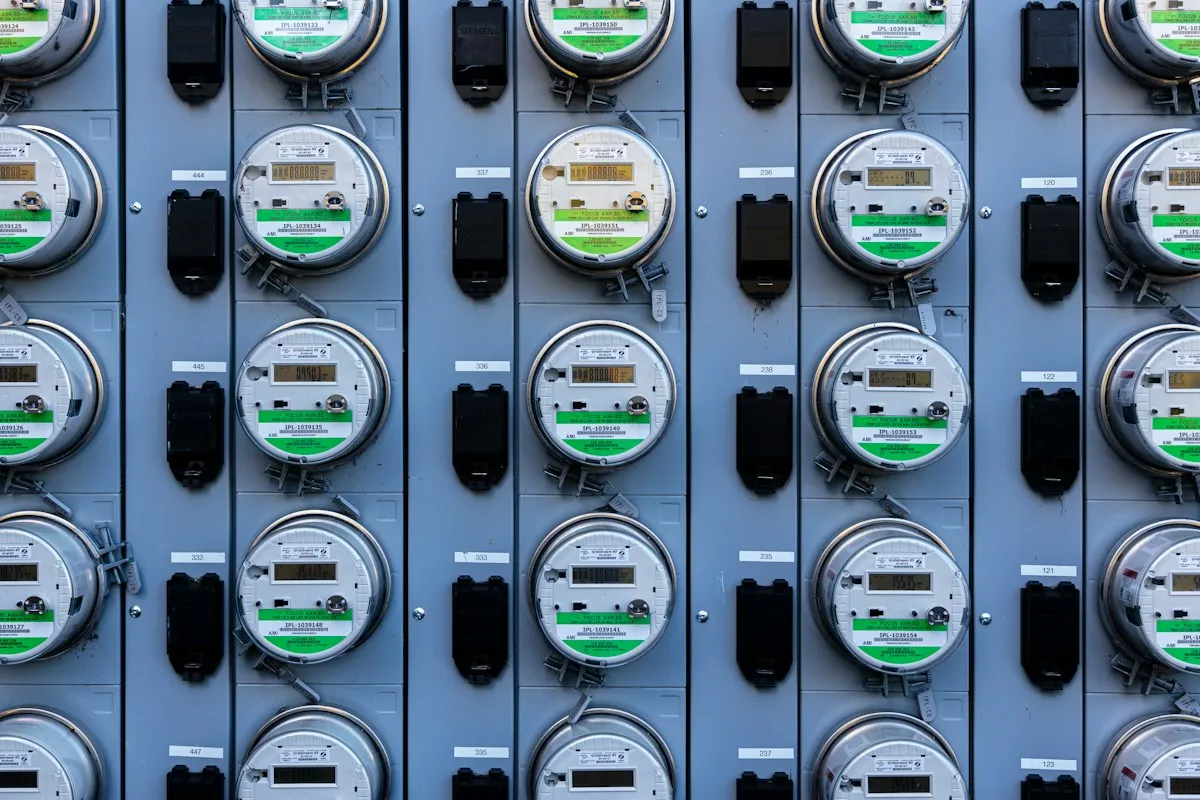 Digitales Messgerät als Symbol für eine Energie- und Netzqualitätsmessung