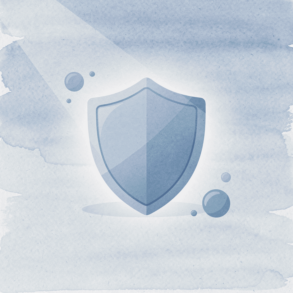 Shield icon representing reliable service protection