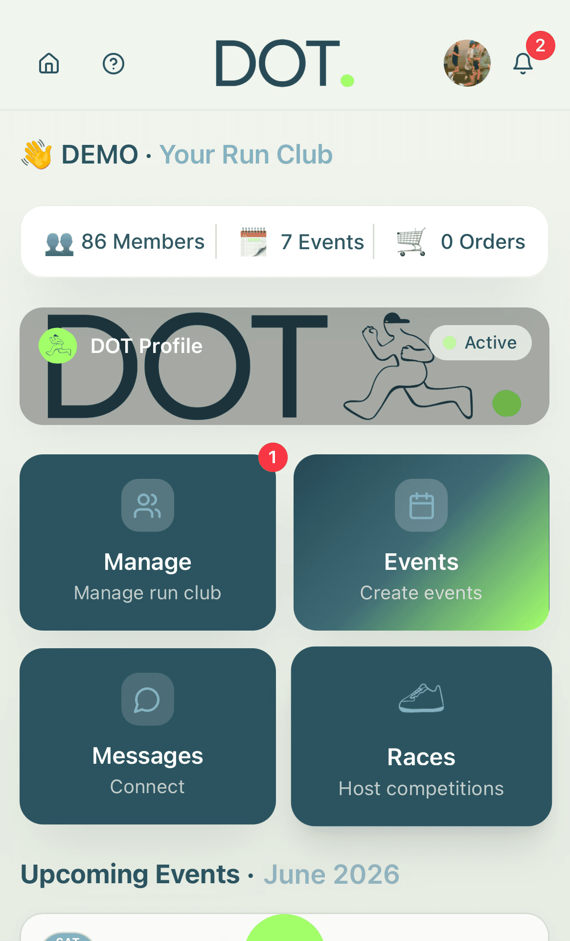 Host Dashboard | DOT