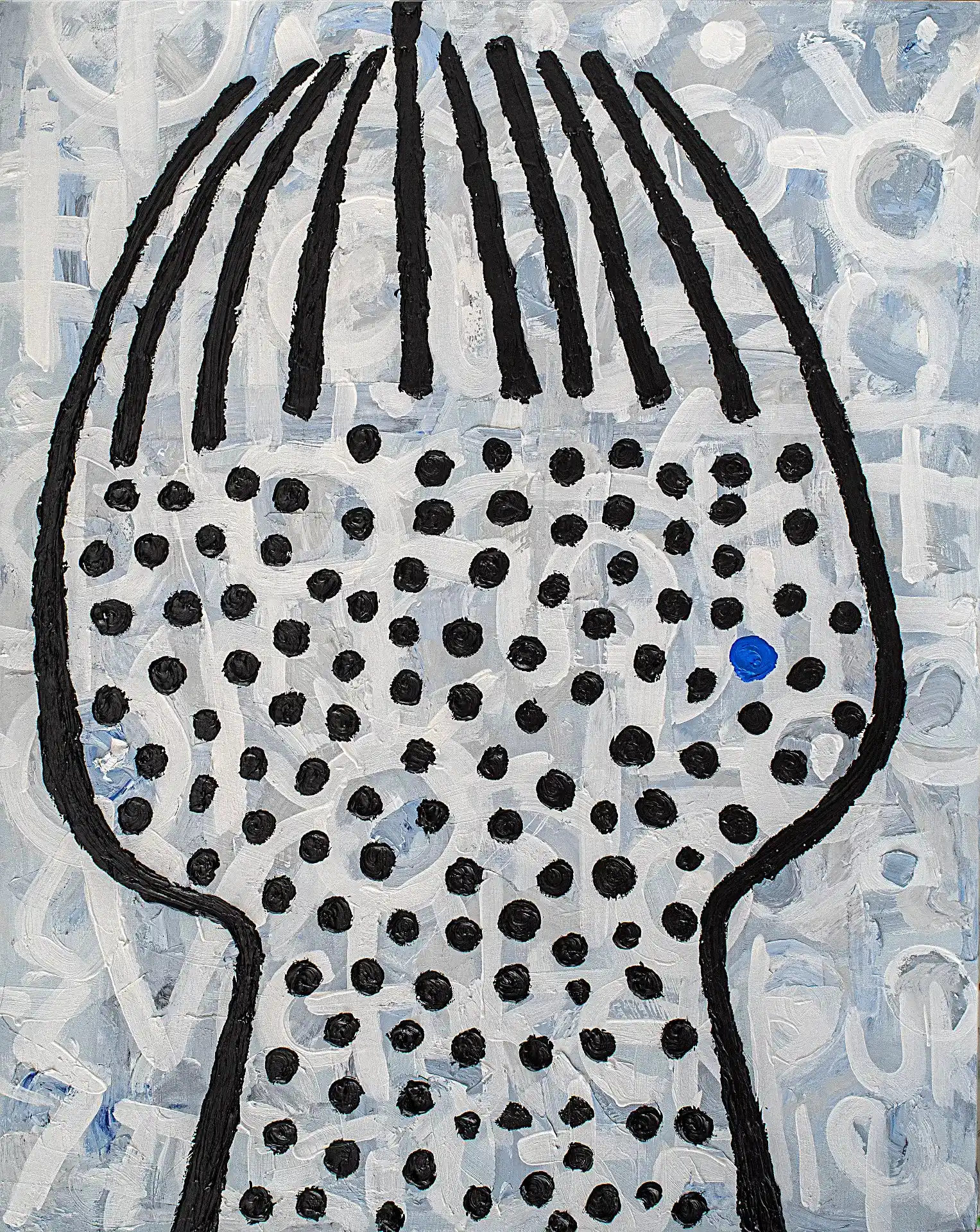 Royals and Goddesses series no.2, c.2019 Acrylic on canvas. Size: 60x45 inches