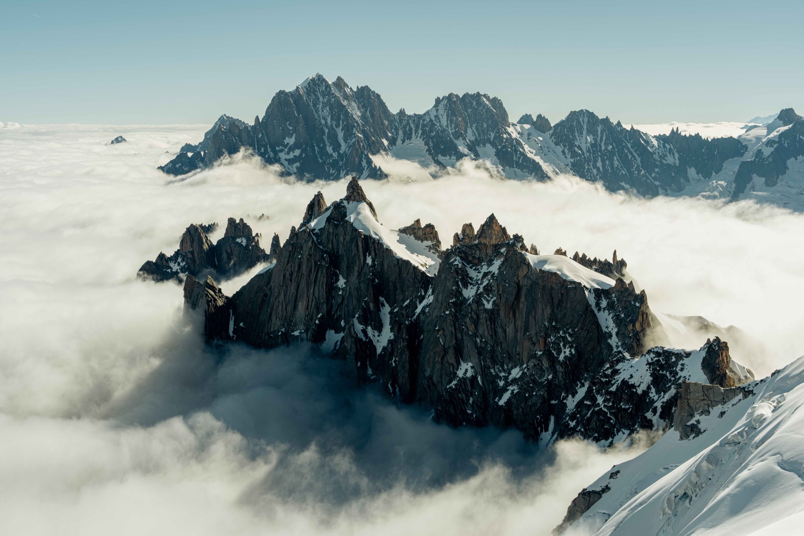 Mont blanc mountain range