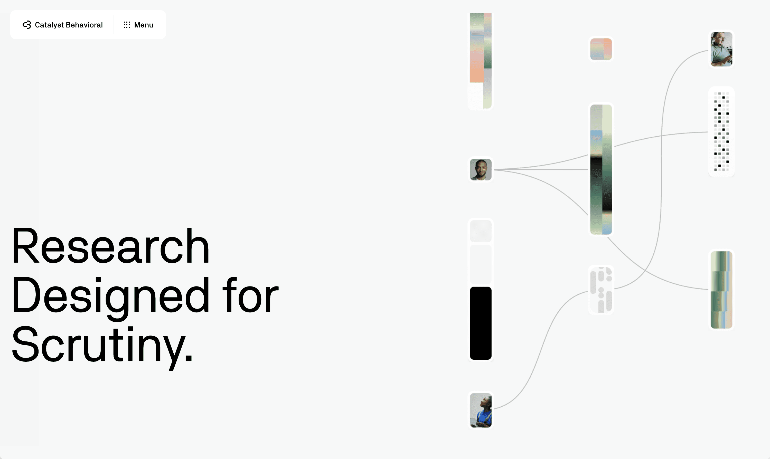 minimalist website