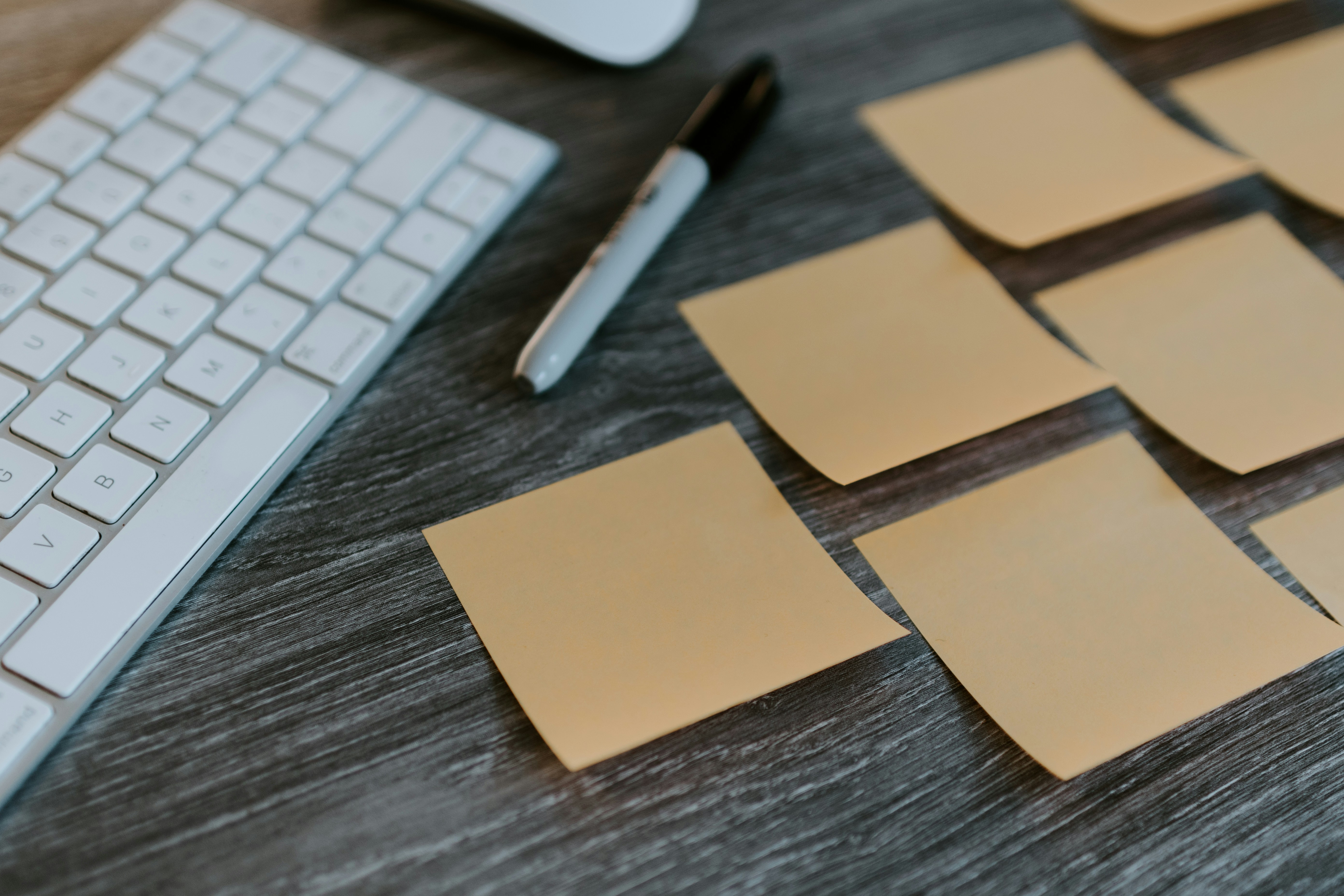 Sticky Notes Attached on Table- Good Ways To Start An Essay