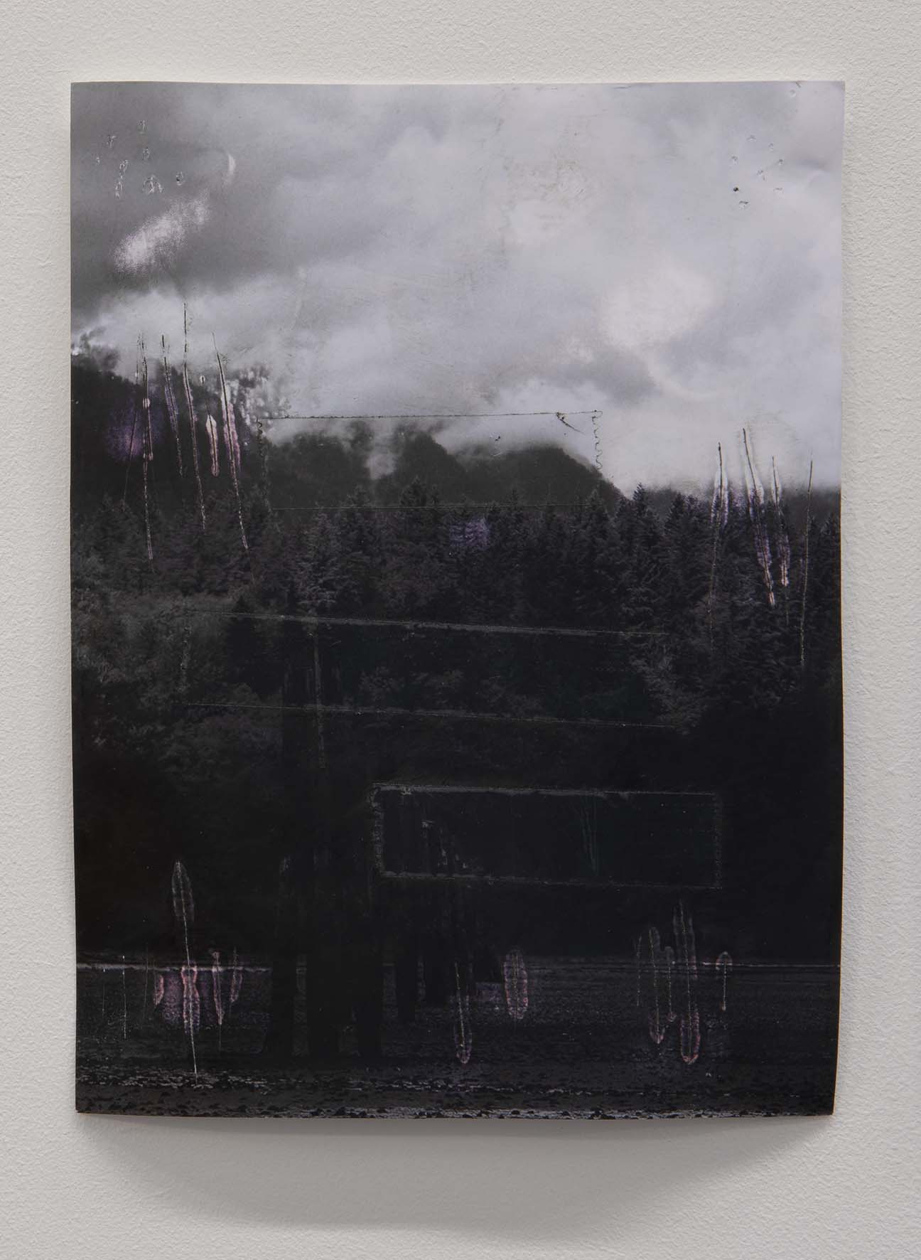 Nicholas Cheveldave artwork collage on paper