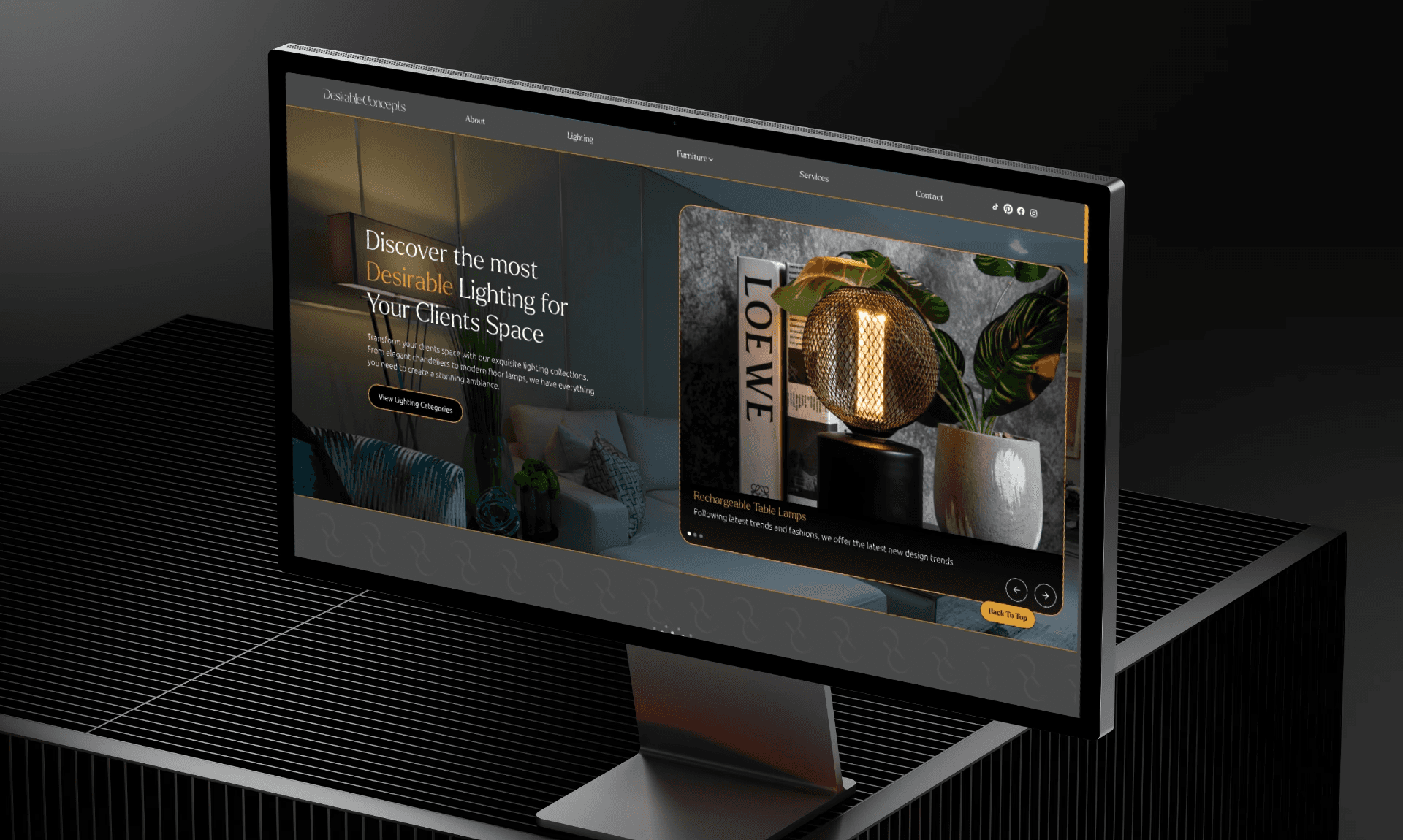 Website Hero Section